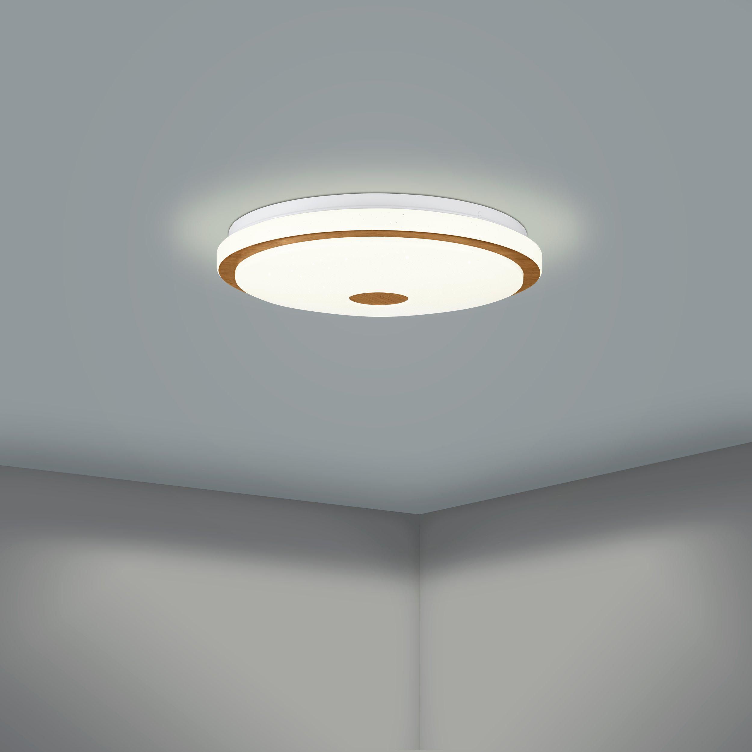 Plafonnier LED dimmable LANCIANO 1 blanc Ø38cm