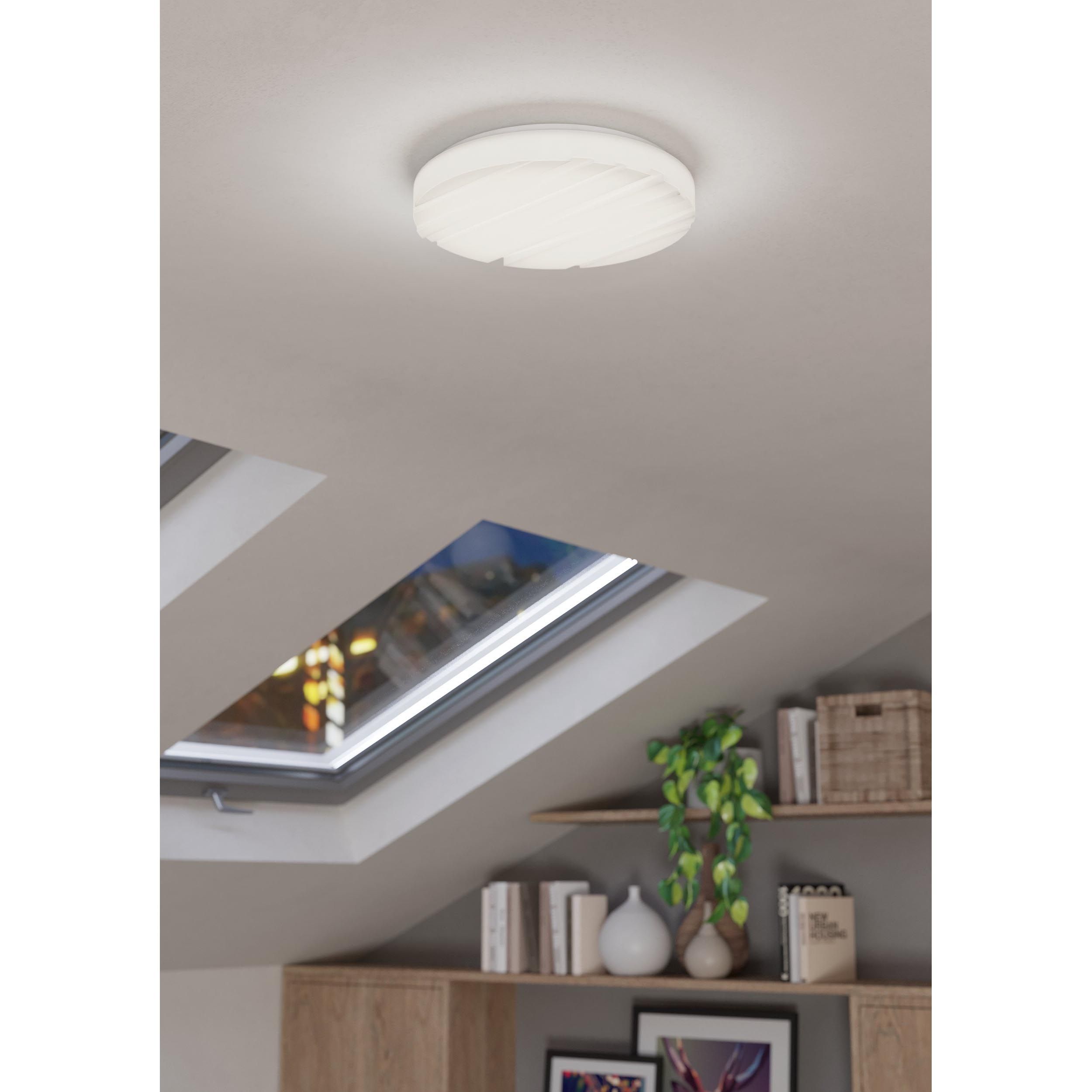 Plafonnier LED FERENTINO blanc Ø28cm