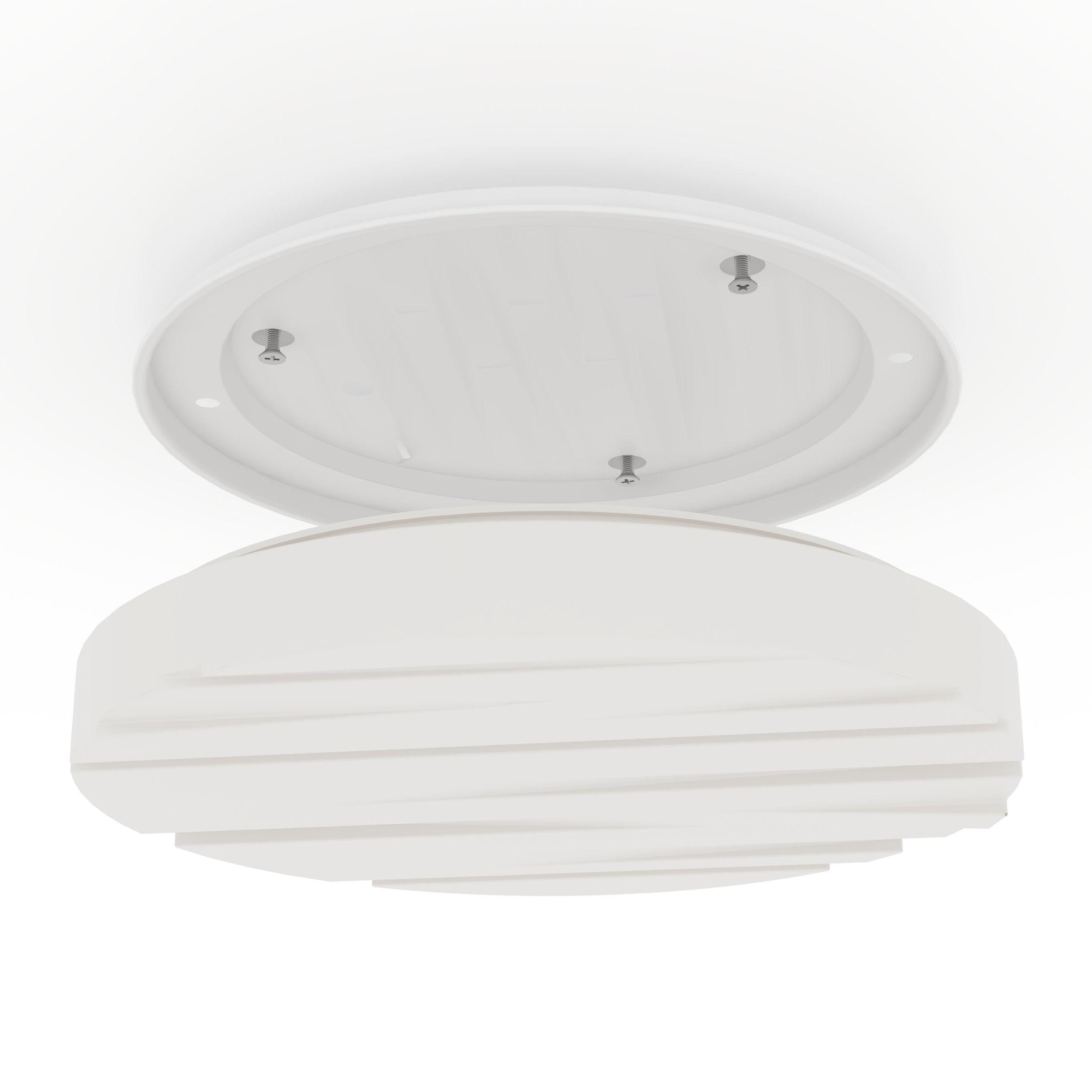 Plafonnier LED FERENTINO blanc Ø28cm