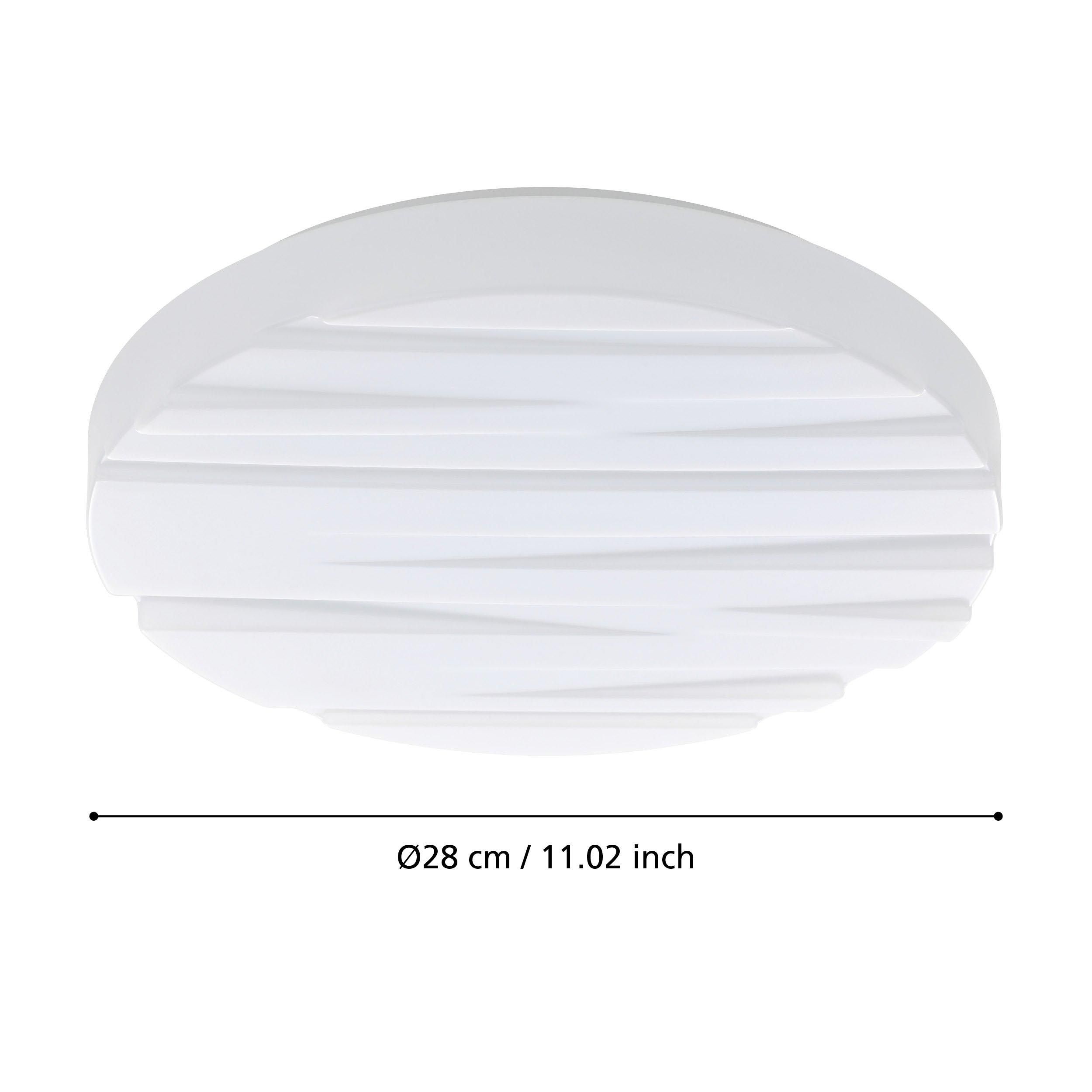 Plafonnier LED FERENTINO blanc Ø28cm