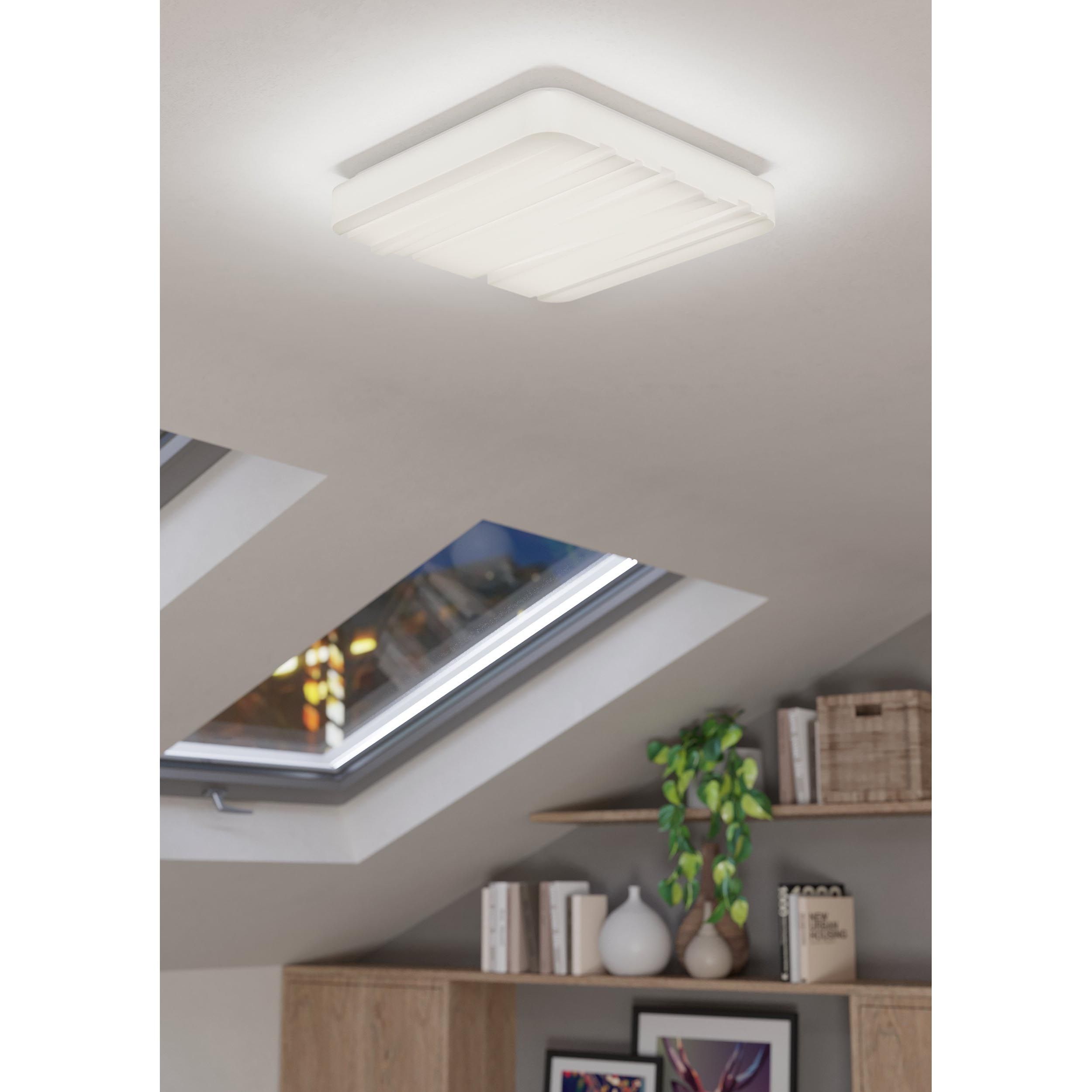 Plafonnier LED FERENTINO blanc Ø33cm