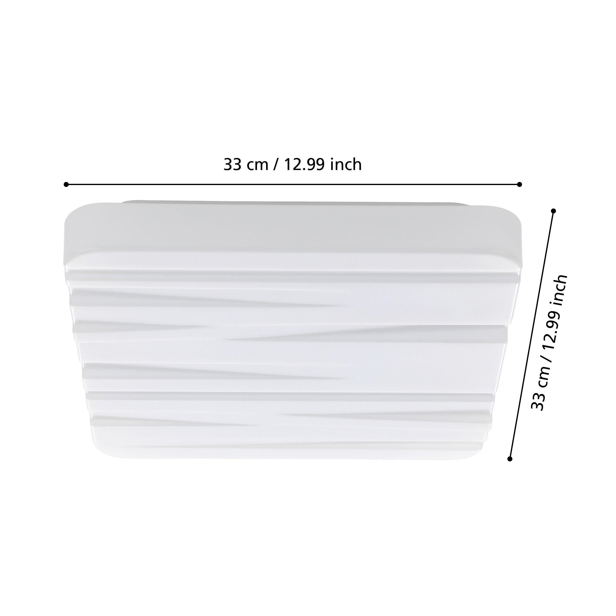 Plafonnier LED FERENTINO blanc Ø33cm