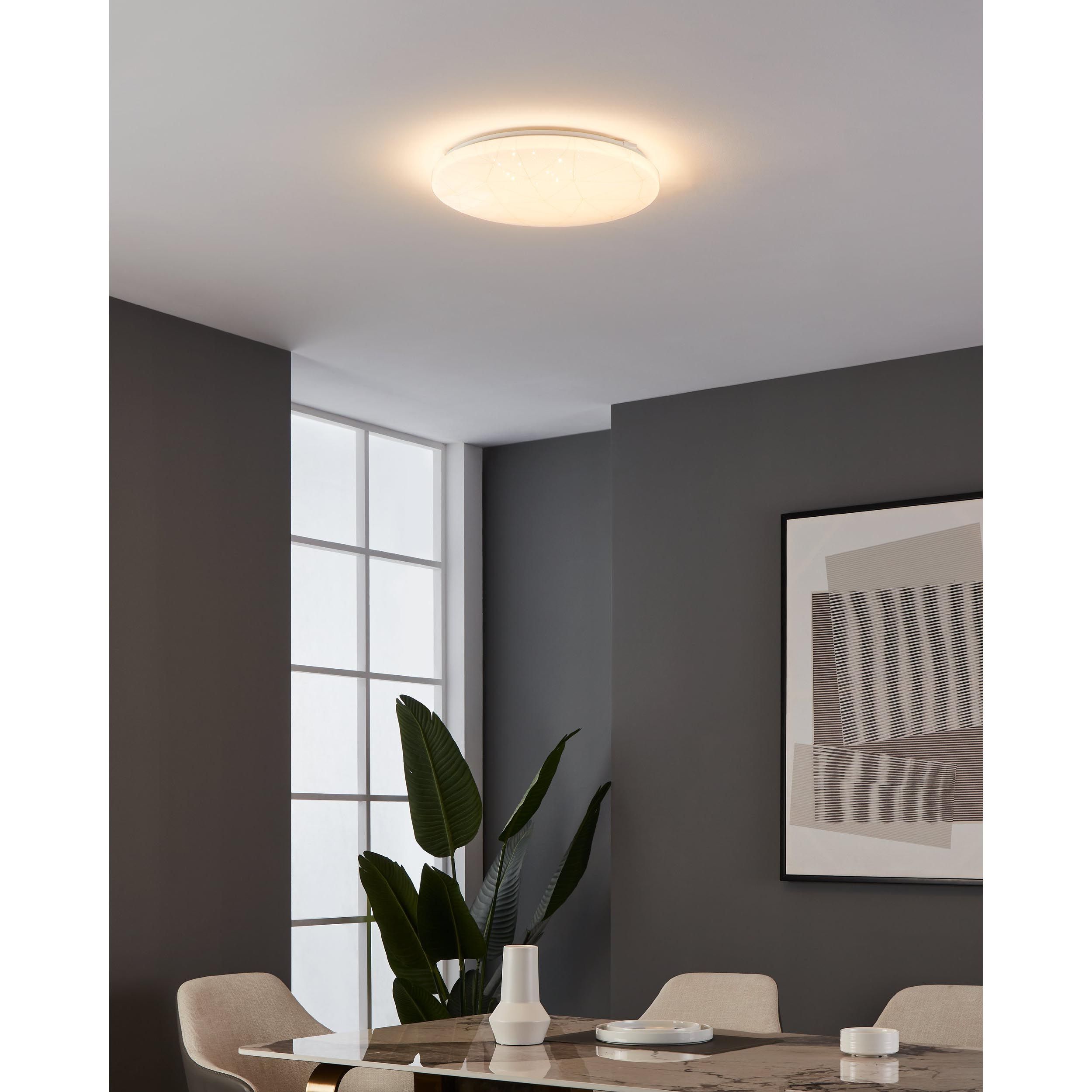 Plafonnier LED RENDE blanc Ø38cm