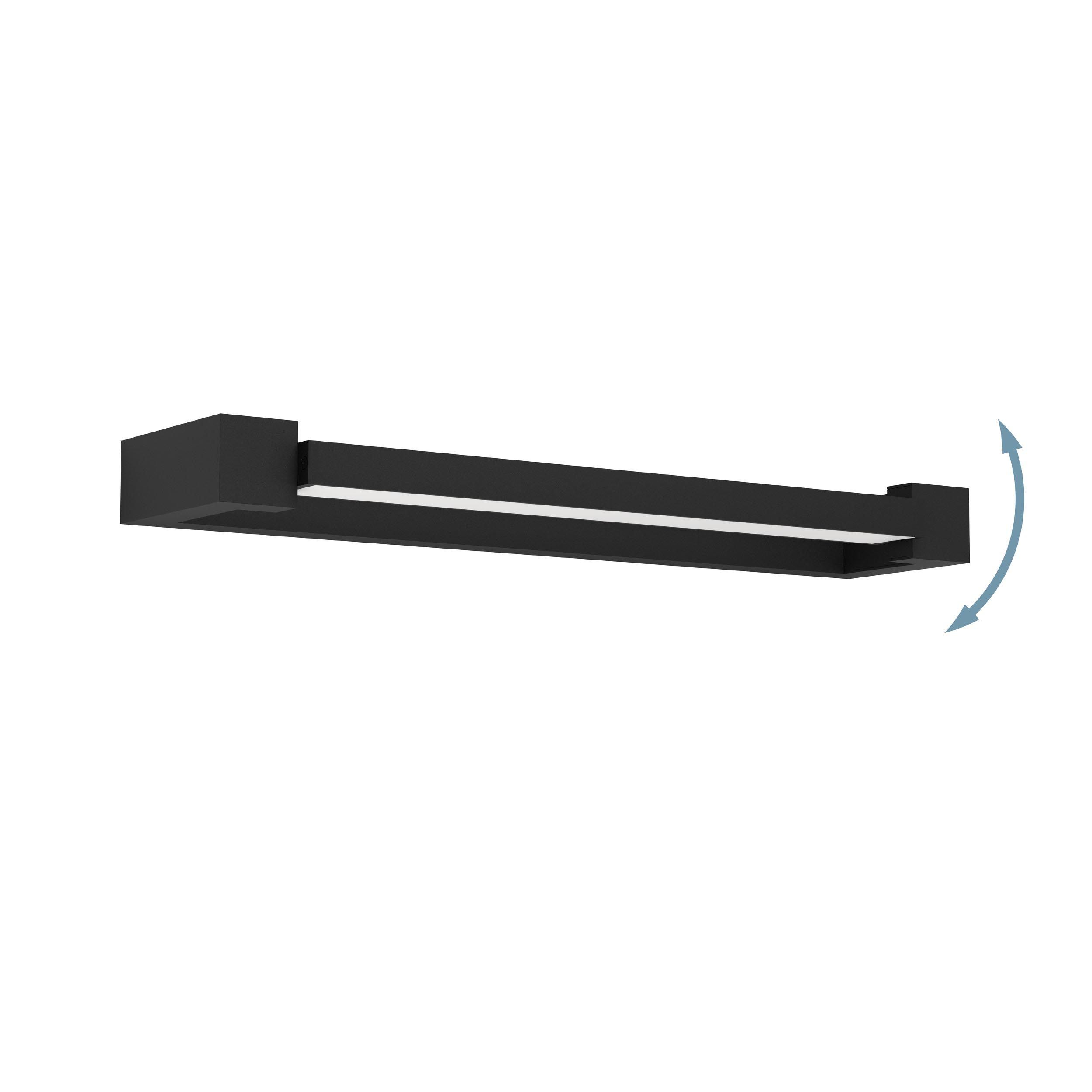 Applique LED GEMILIANA noir Ø45cm