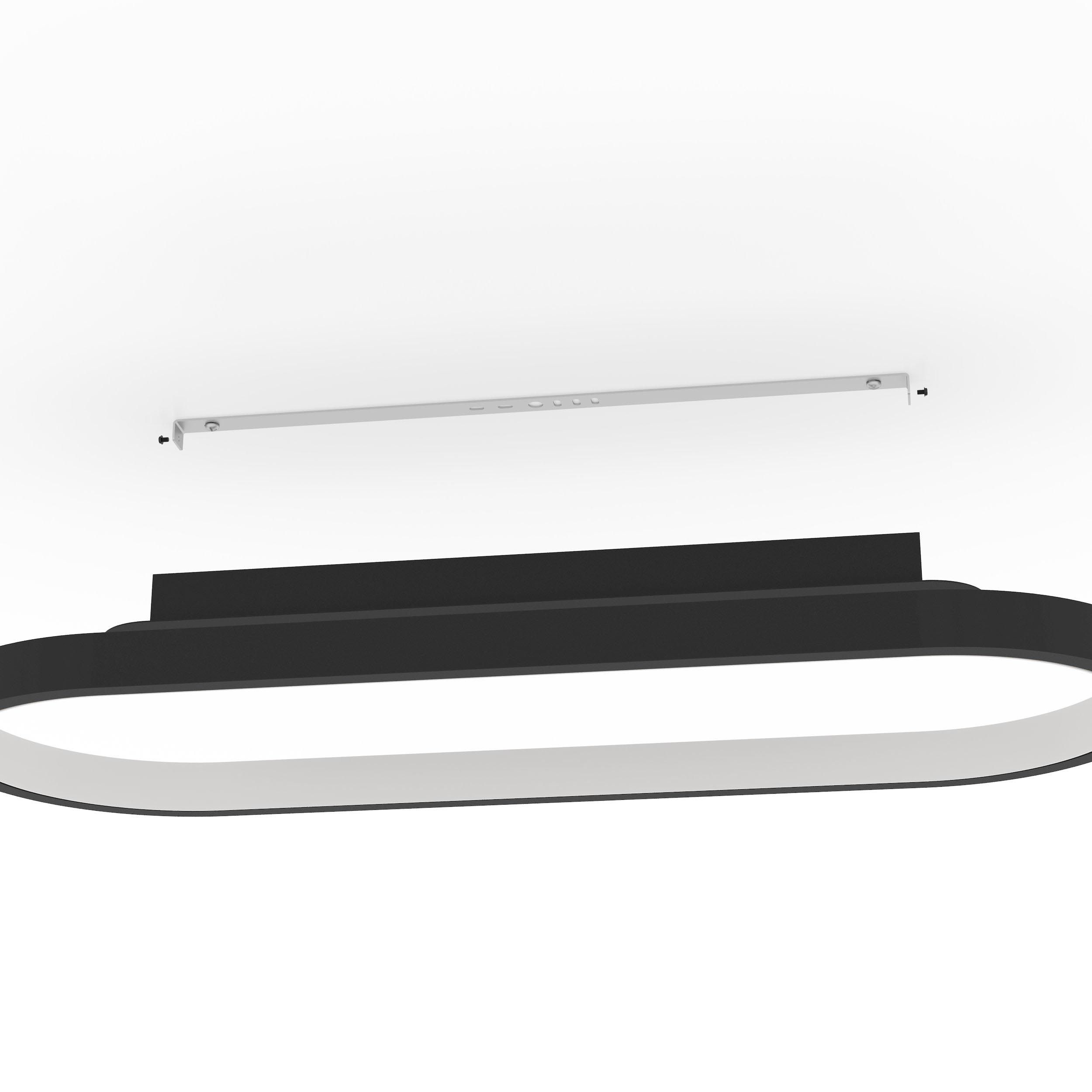 Plafonnier LED CODRIALES noir Ø16cm