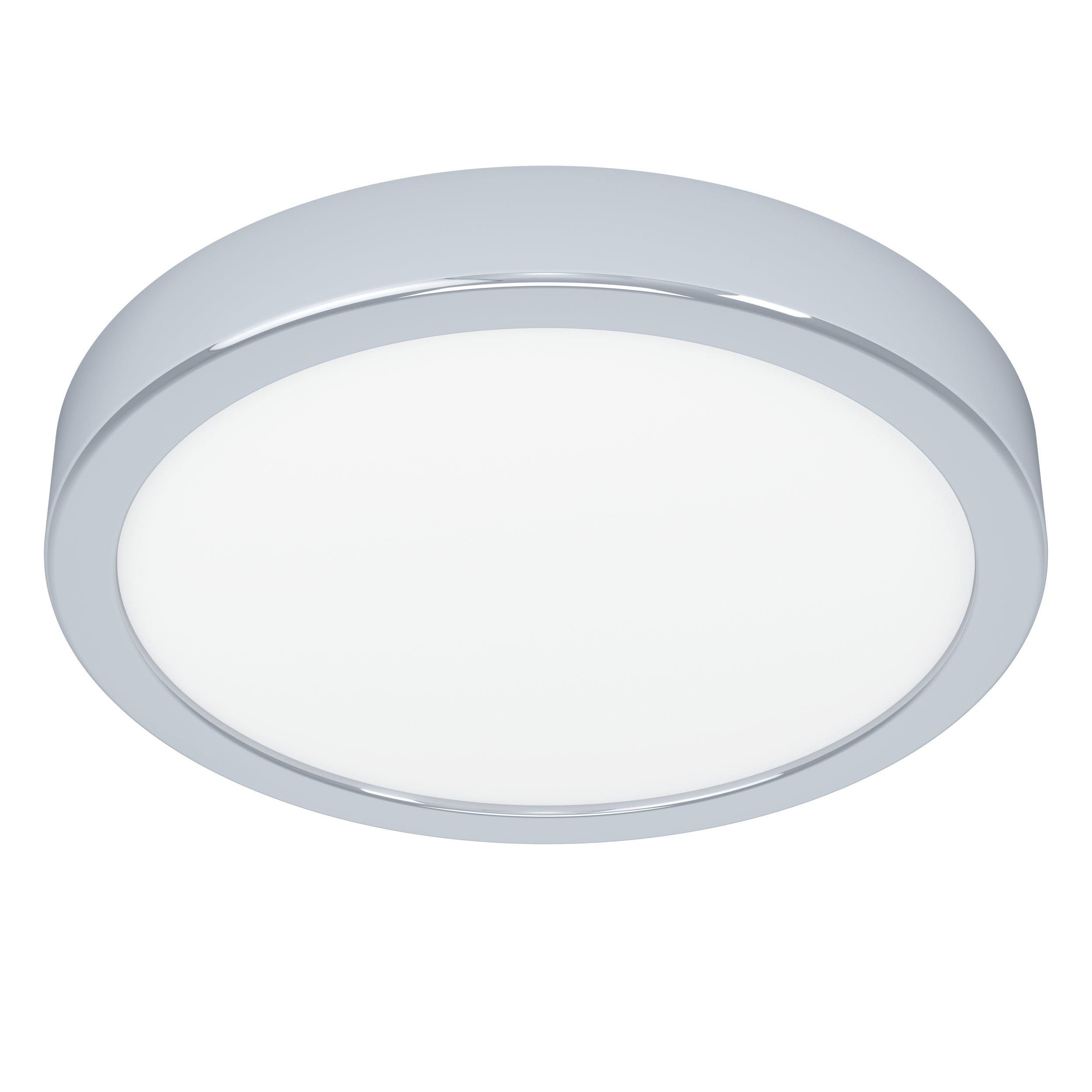 Plafonnier LED FUEVA 5 chrome Ø21cm