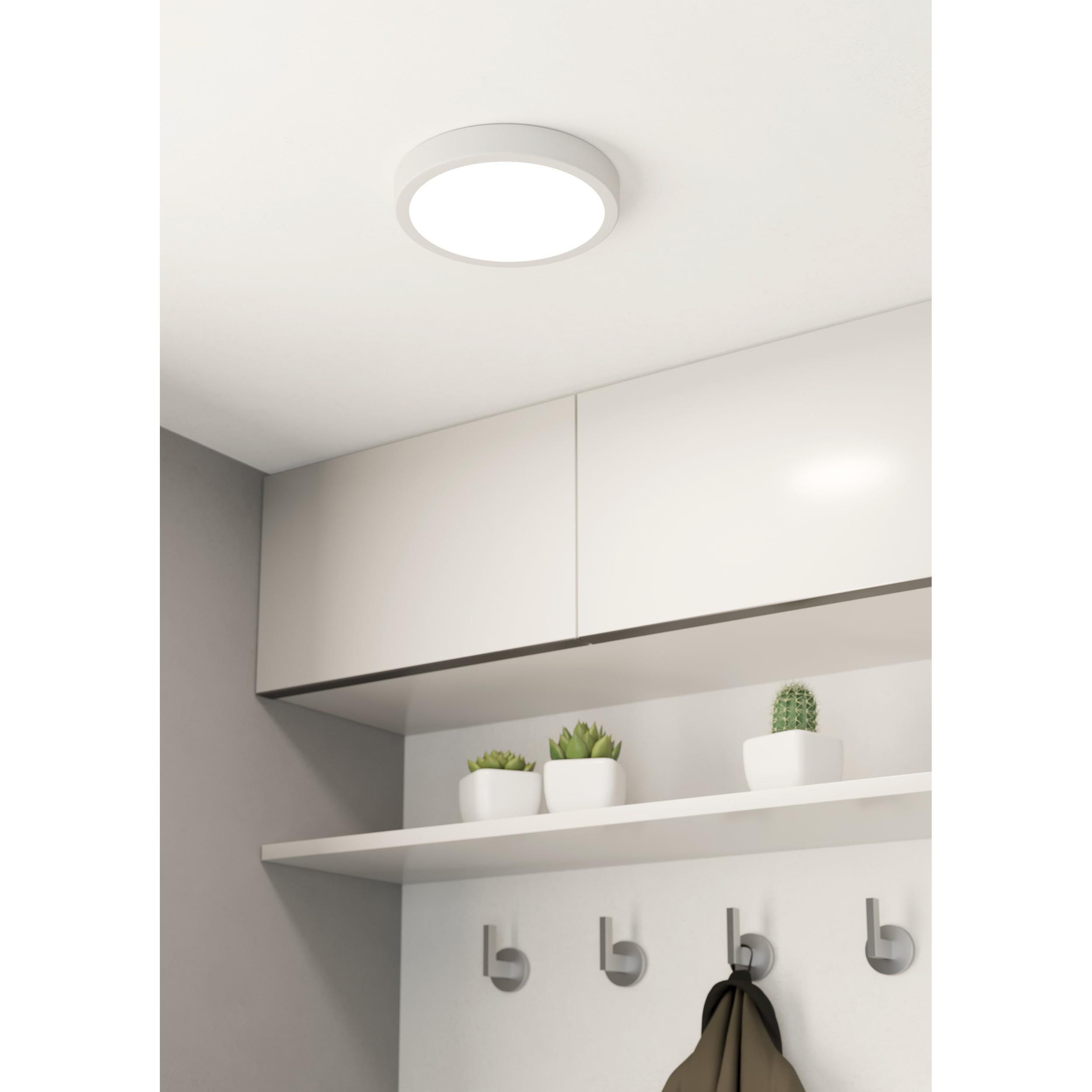 Plafonnier LED FUEVA 5 blanc Ø21cm