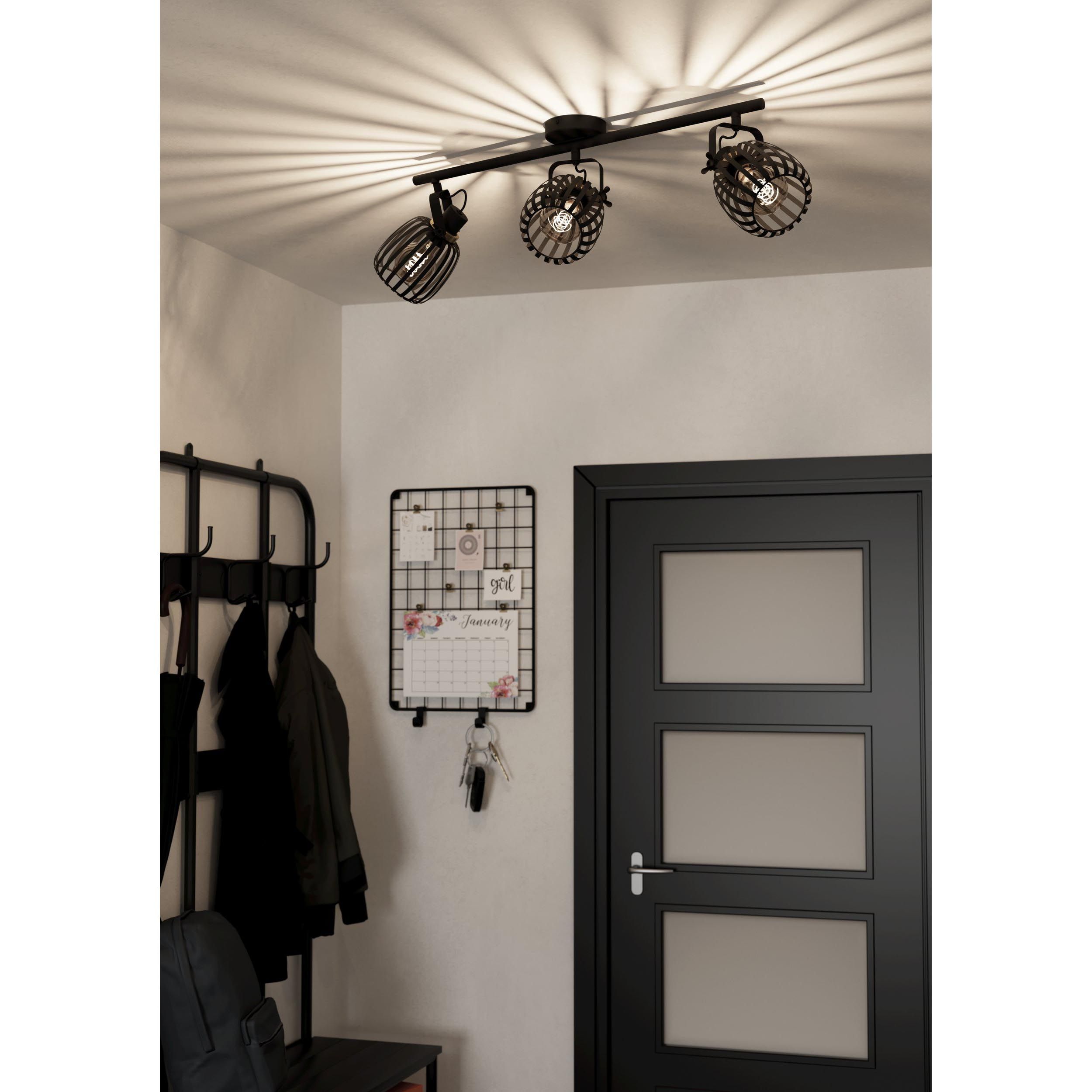 Réglette GIRONA noir L77,5cm