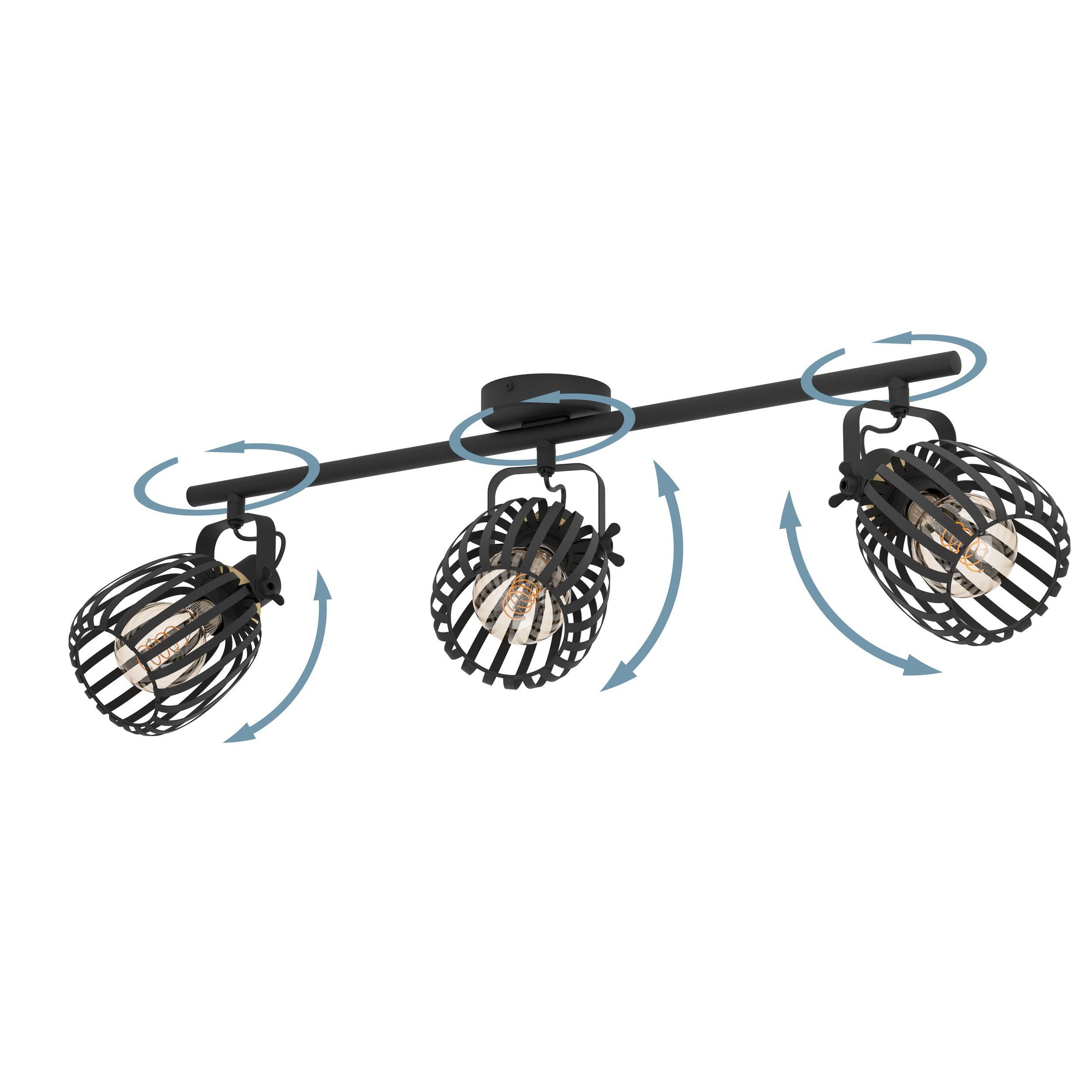 Réglette GIRONA noir L77,5cm