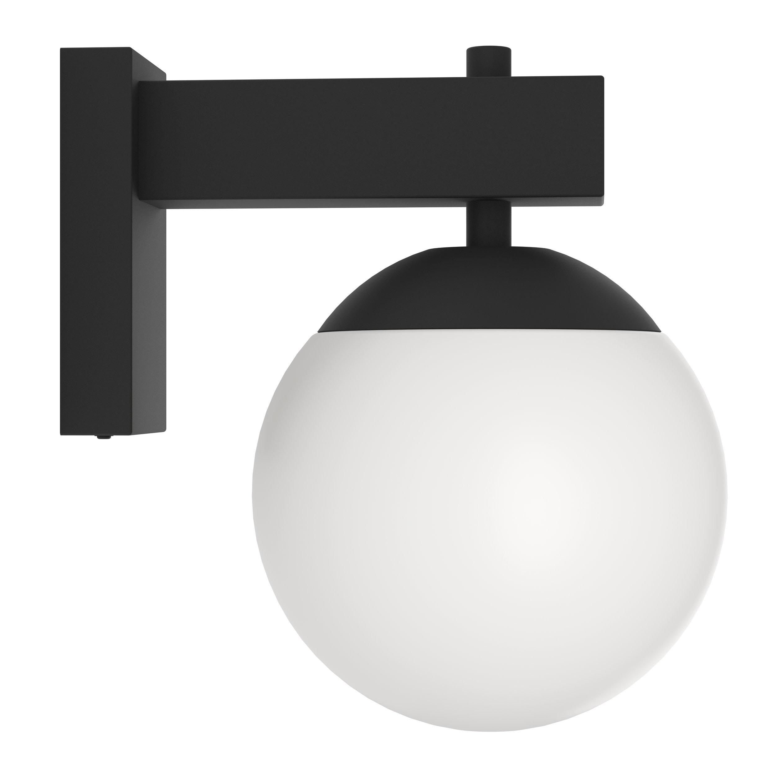 Applique extérieure BUFALATA noir/blanc H29cm