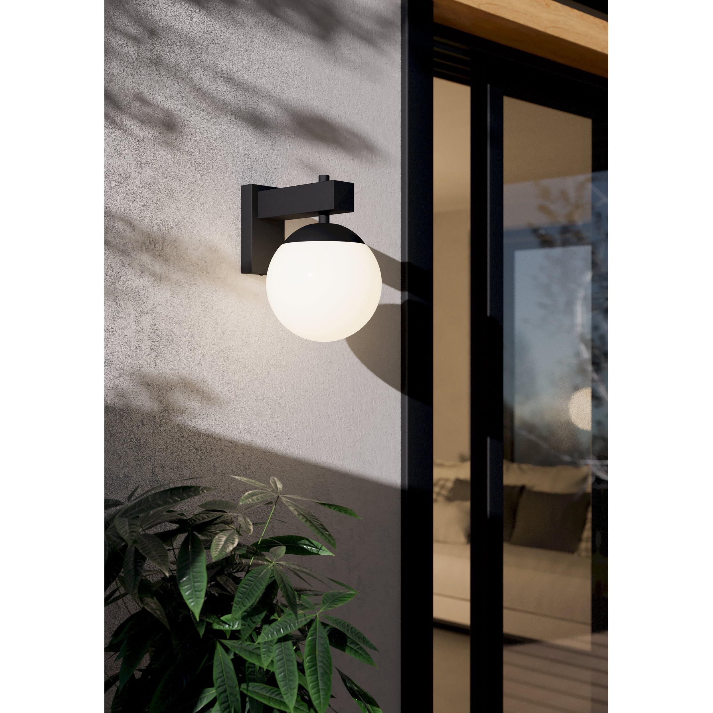 Applique extérieure BUFALATA noir/blanc H29cm