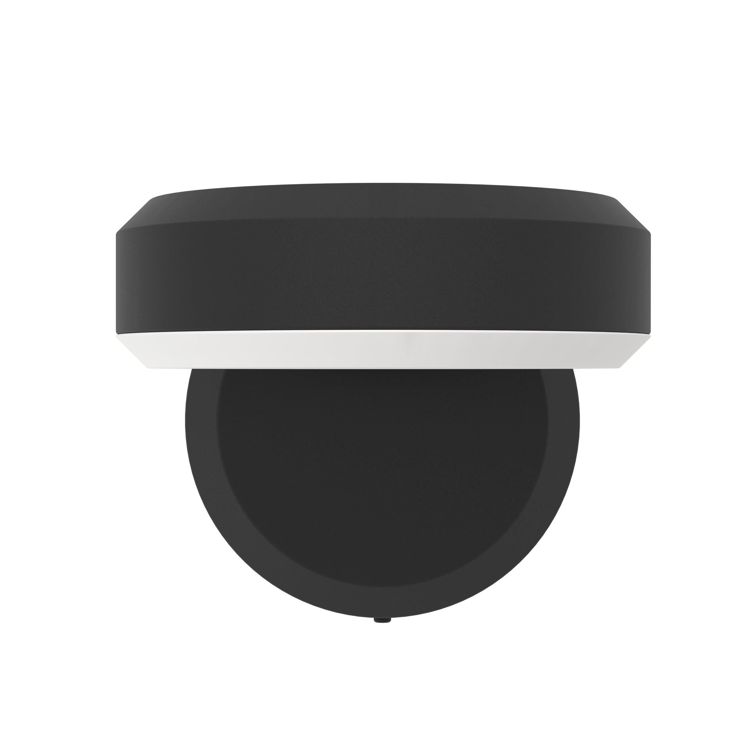 Applique extérieure LED FORNACI noir H13,5cm