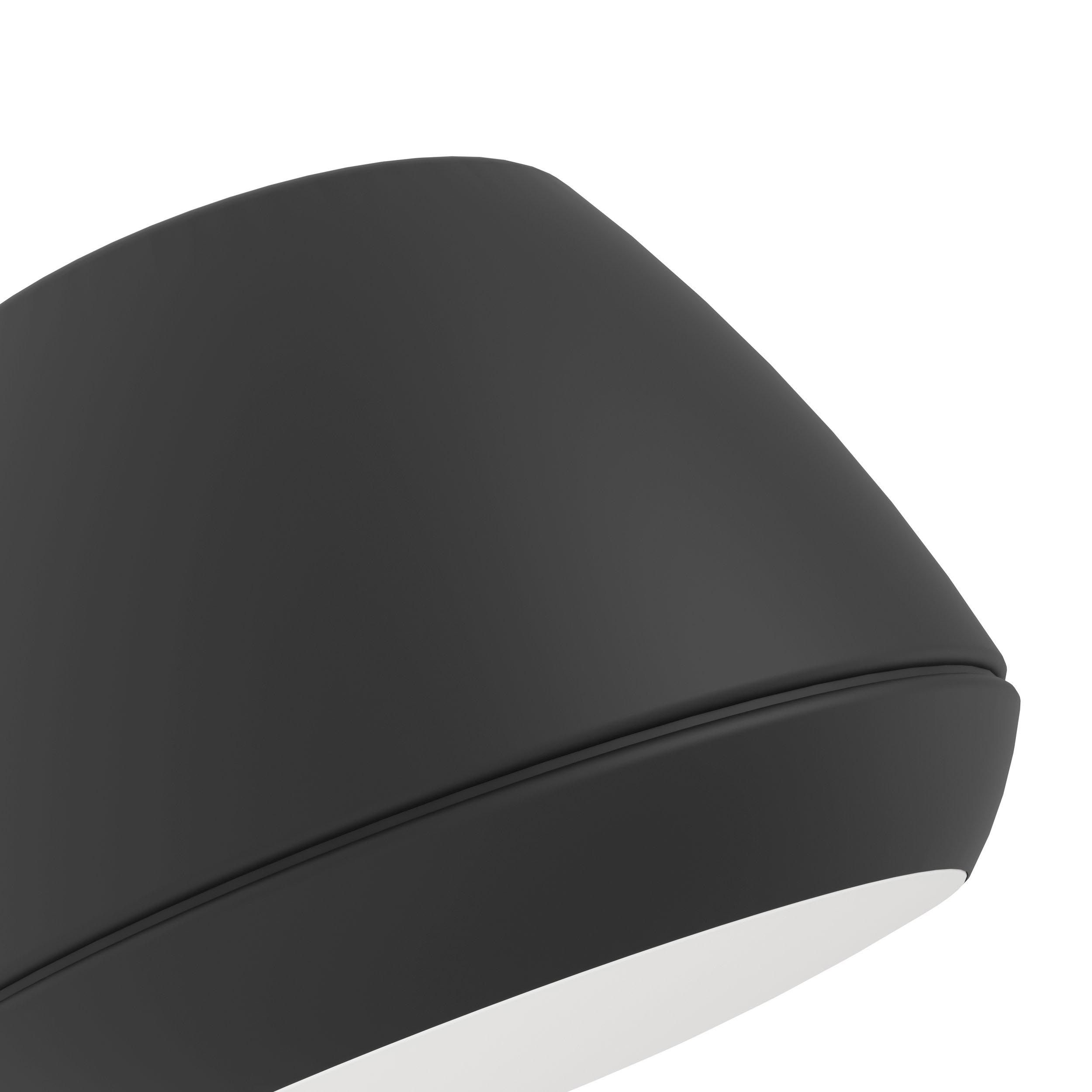 Applique extérieure NIVAROLO noir L14,5cm
