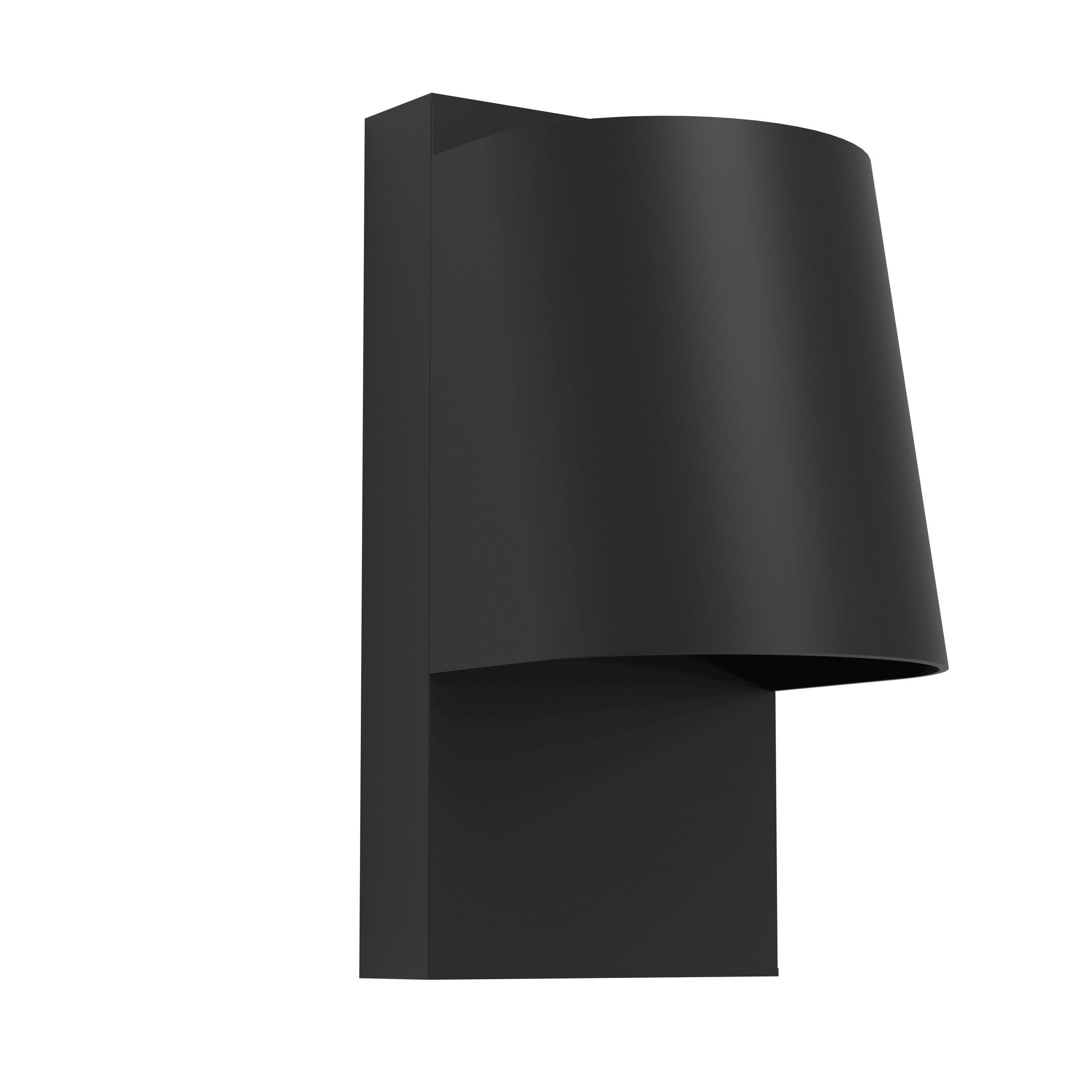 Applique extérieure métal noir STAGNONE GU10 1X4,6W