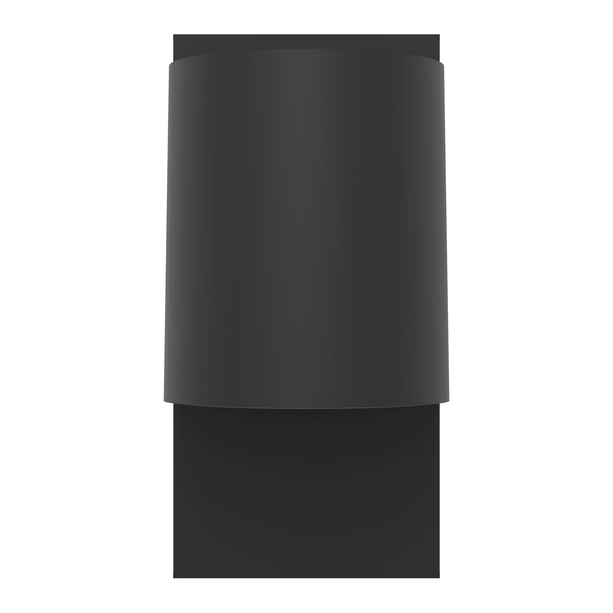 Applique extérieure métal noir STAGNONE GU10 1X4,6W