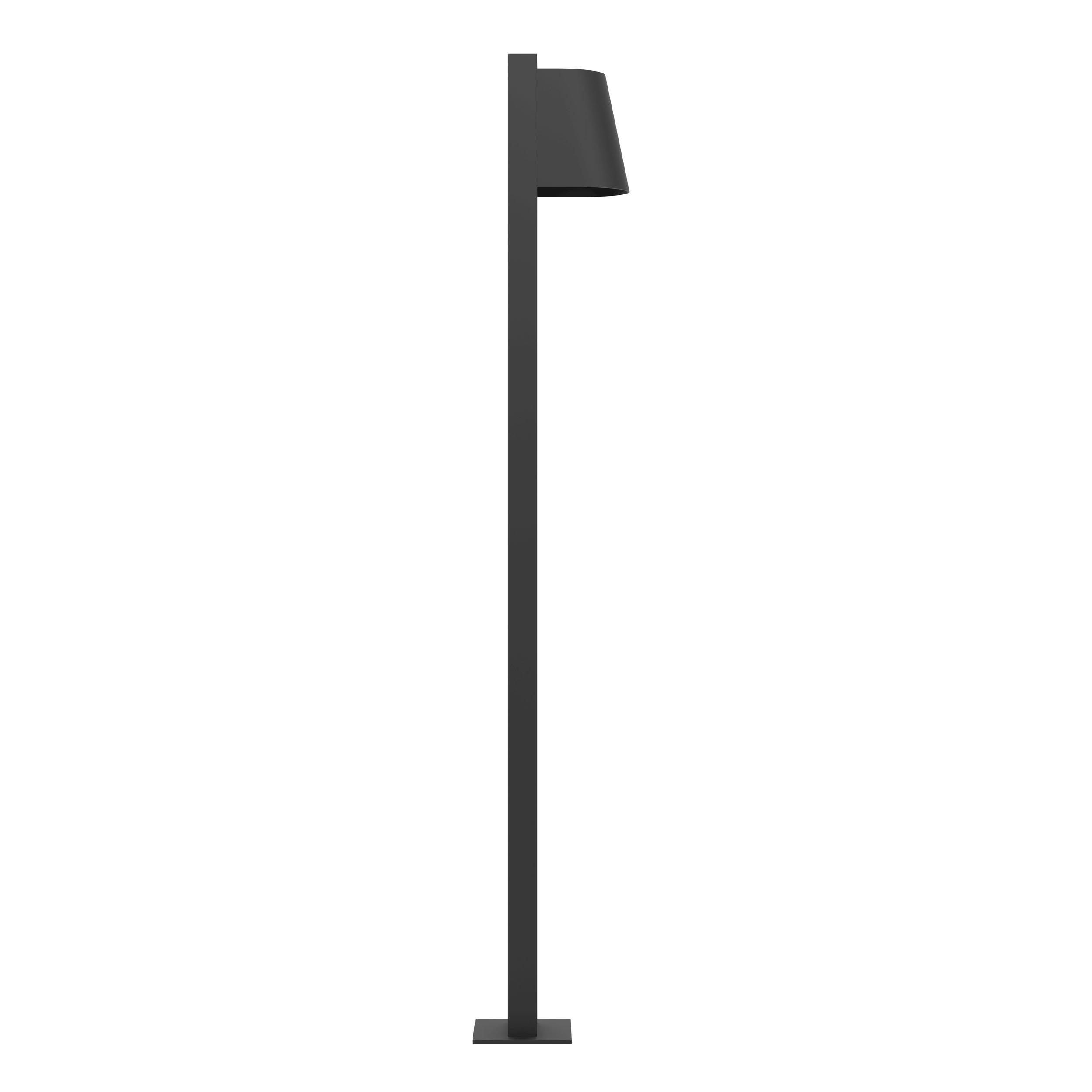 Borne et potelet extérieur métal noir STAGNONE GU10 1X4,6W