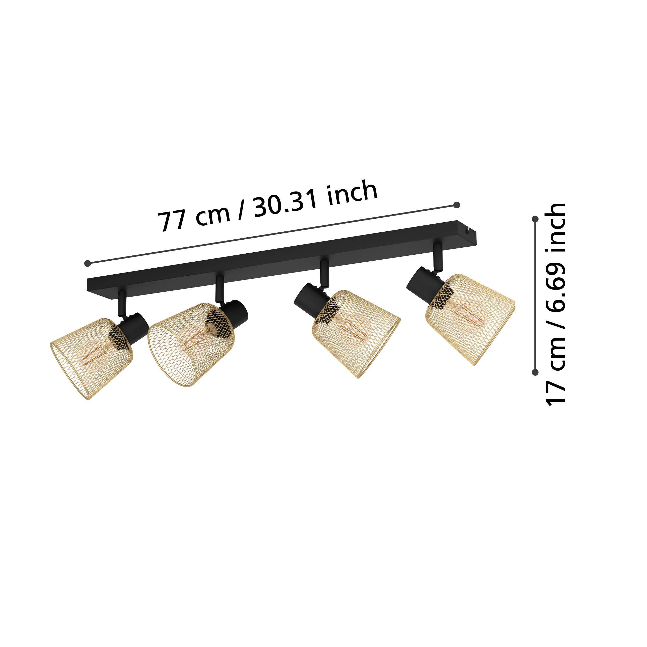 Réglette COSLADA noir L79cm