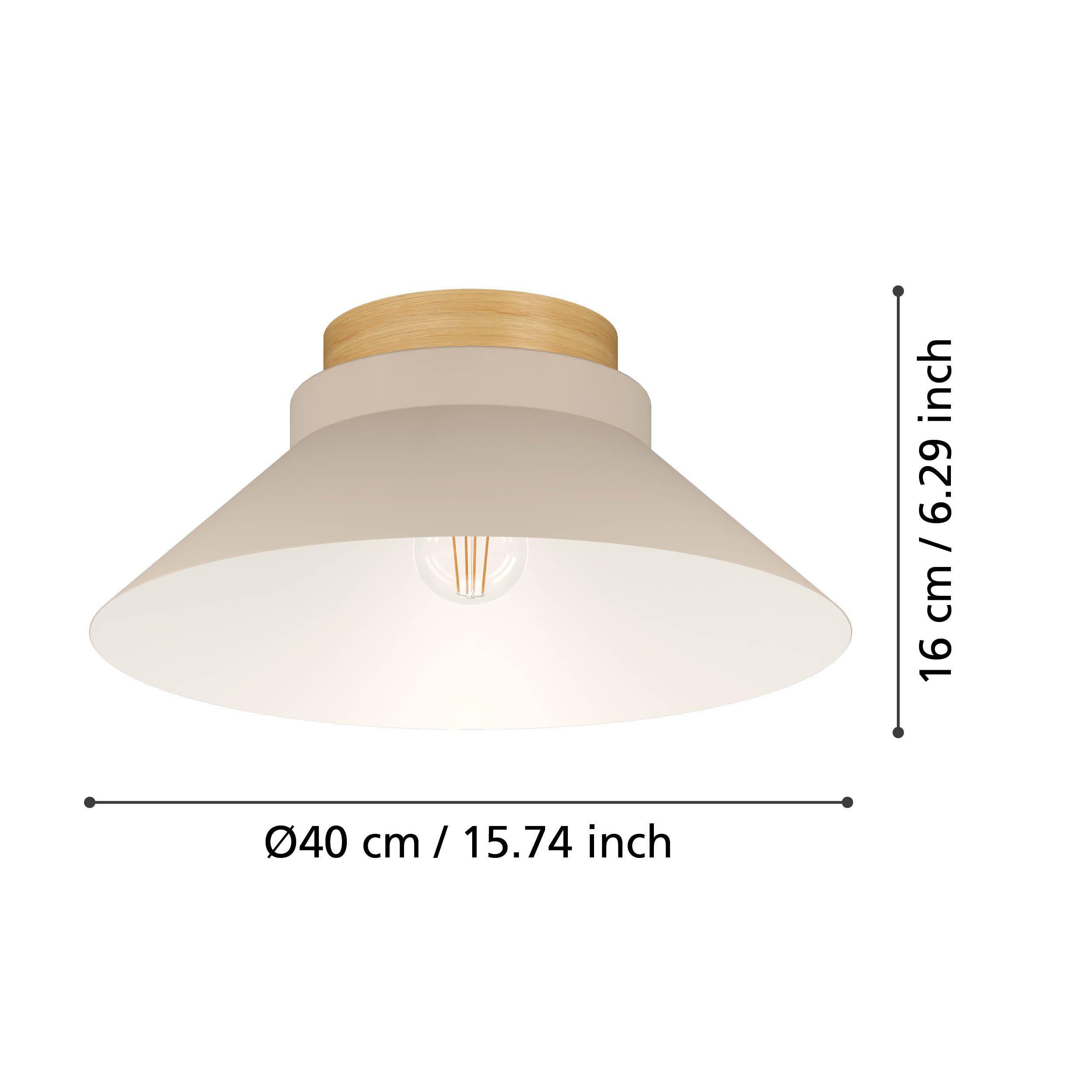 Plafonnier MOHARRAS beige Ø40cm