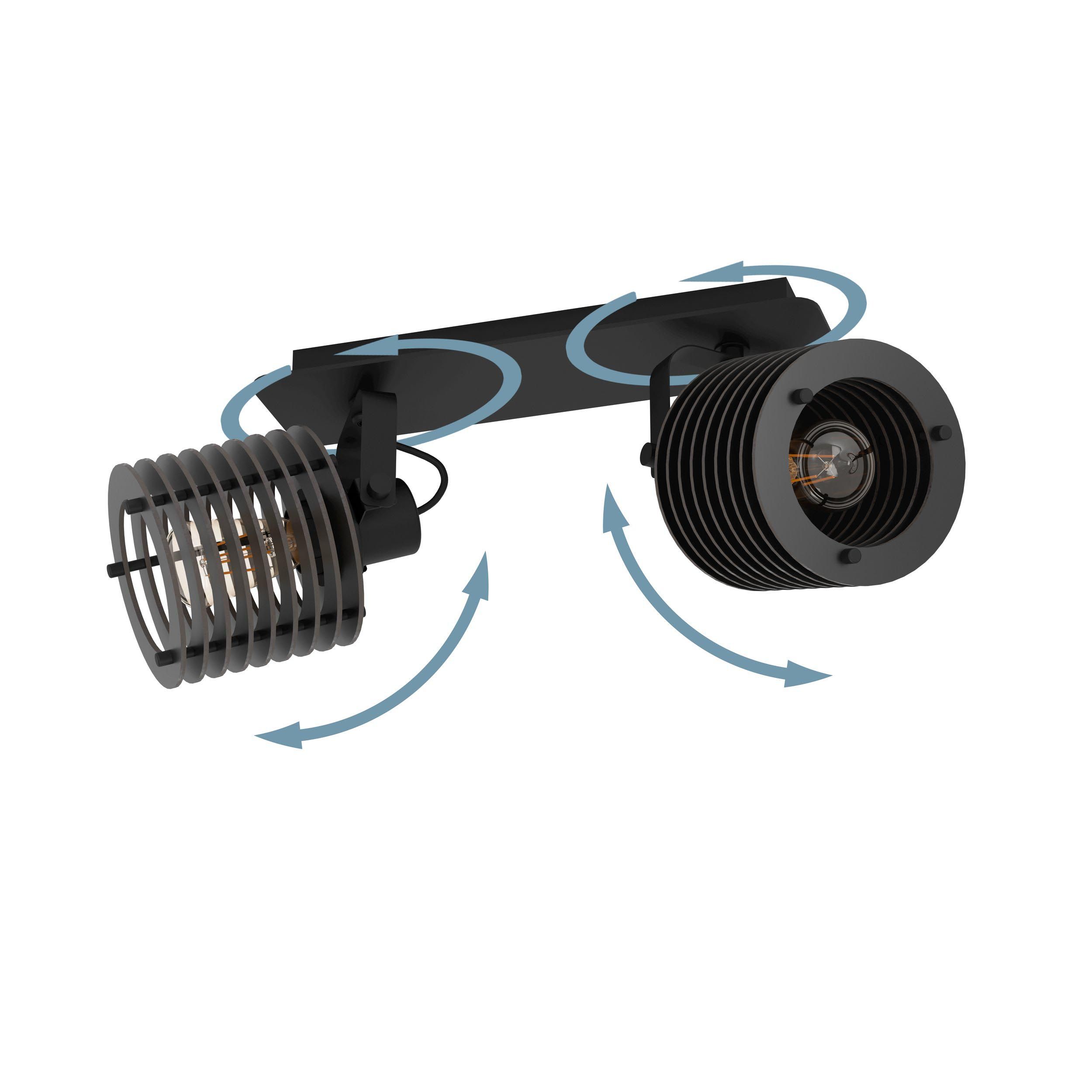 Reglette SEGOVIA bois noir L33,5cm