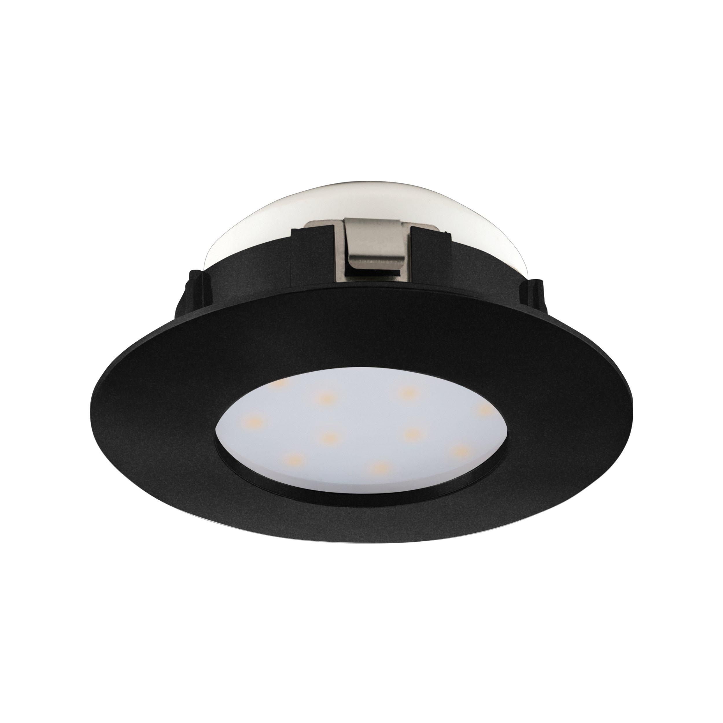 Spot à encastrer LED PINEDA noir Ø7,8cm