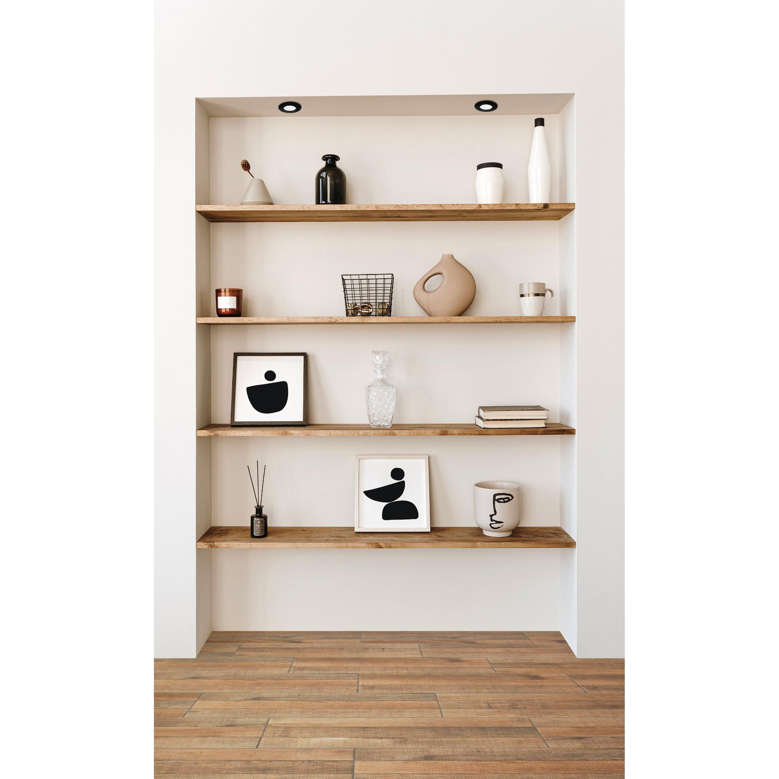 Spot à encastrer LED PINEDA noir Ø7,8cm