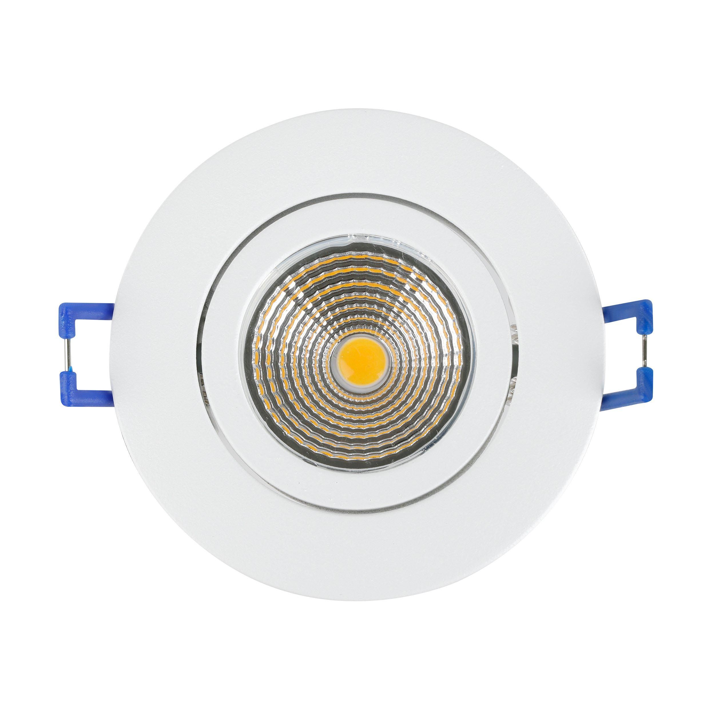 Spot à encastrer X3 LED SALICETO blanc Ø8,8cm
