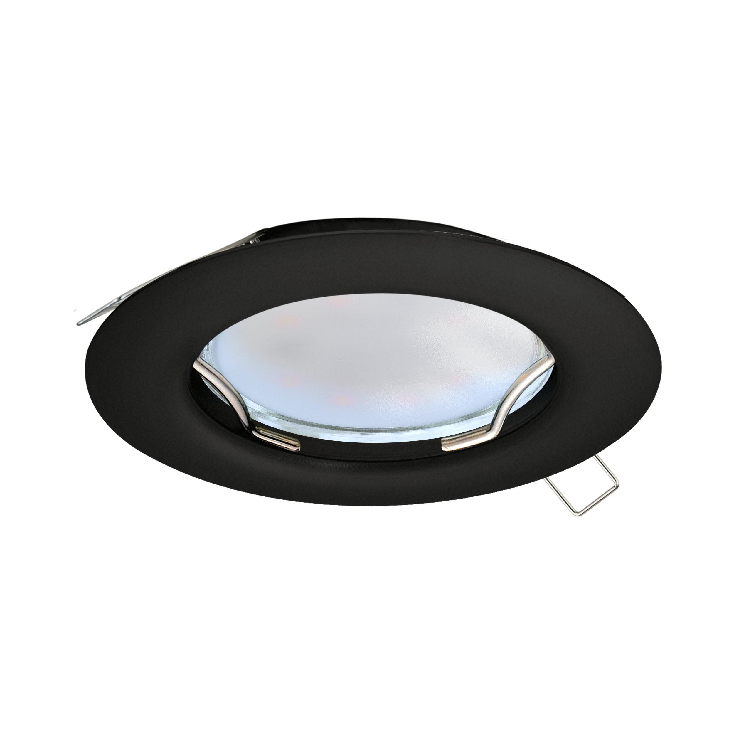 Spot à encastrer LED PENETO noir Ø7,8cm