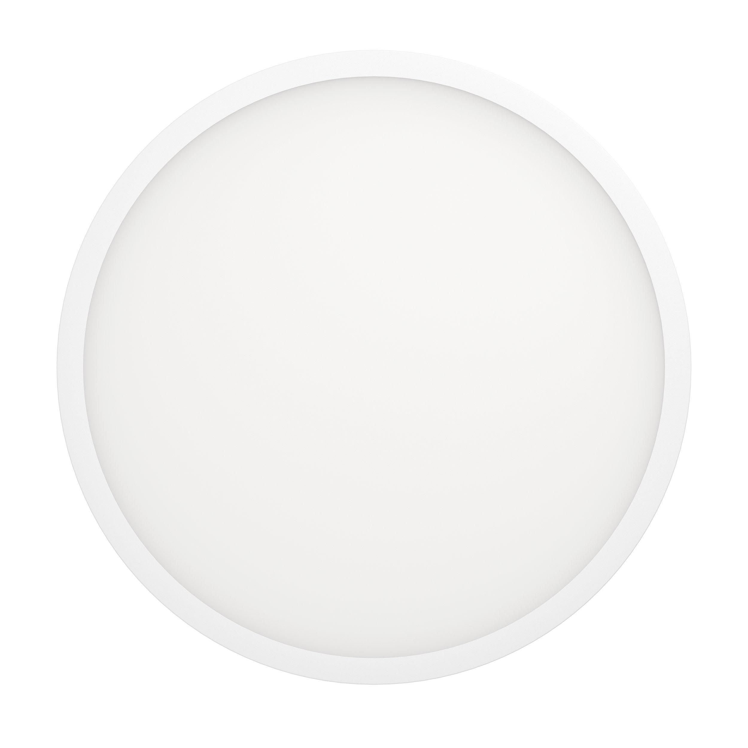 Plafonnier connecté métal blanc SARSINA-Z Led intégrée 2X33,5W