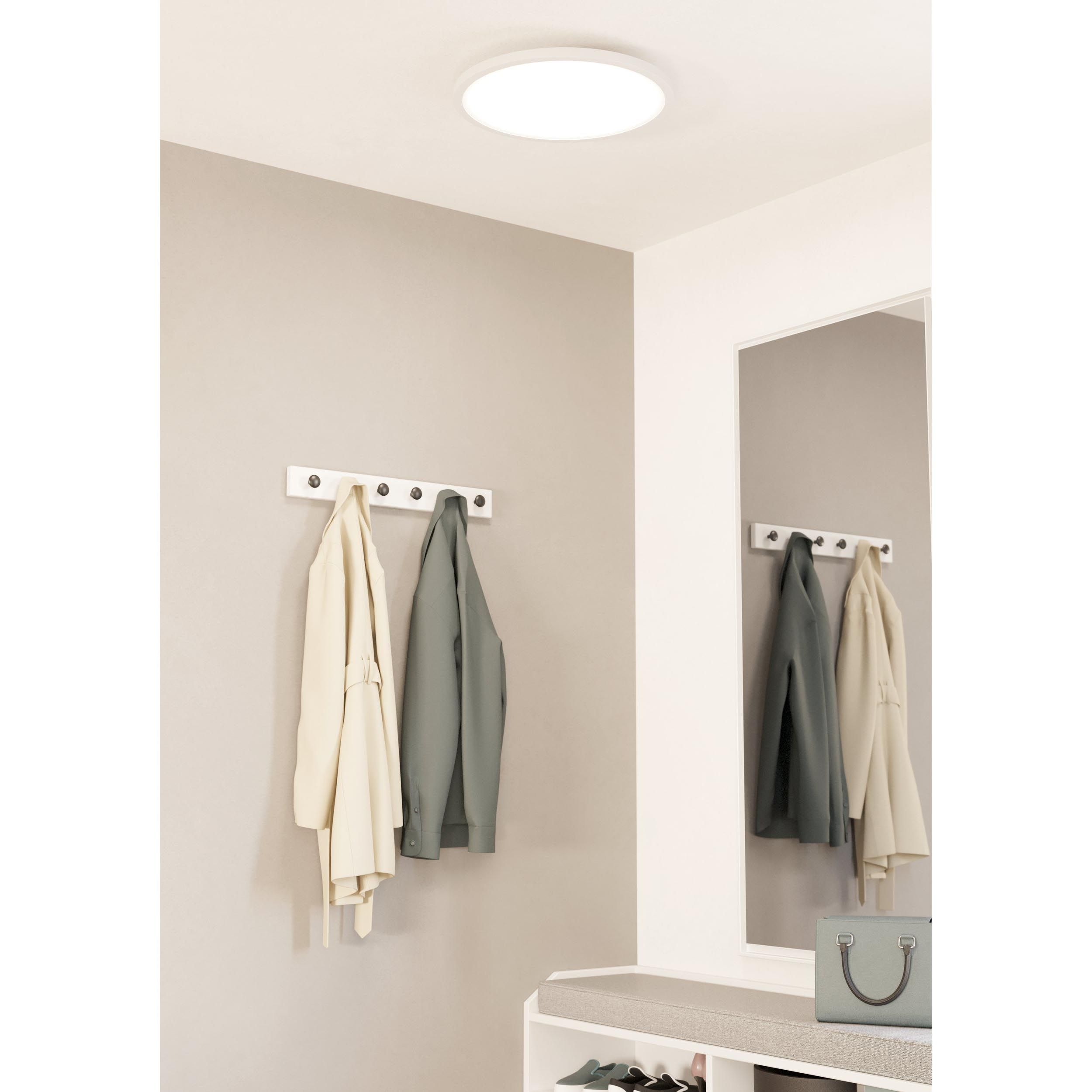 Plafonnier LED dimmable SARSINA-Z blanc Ø45cm