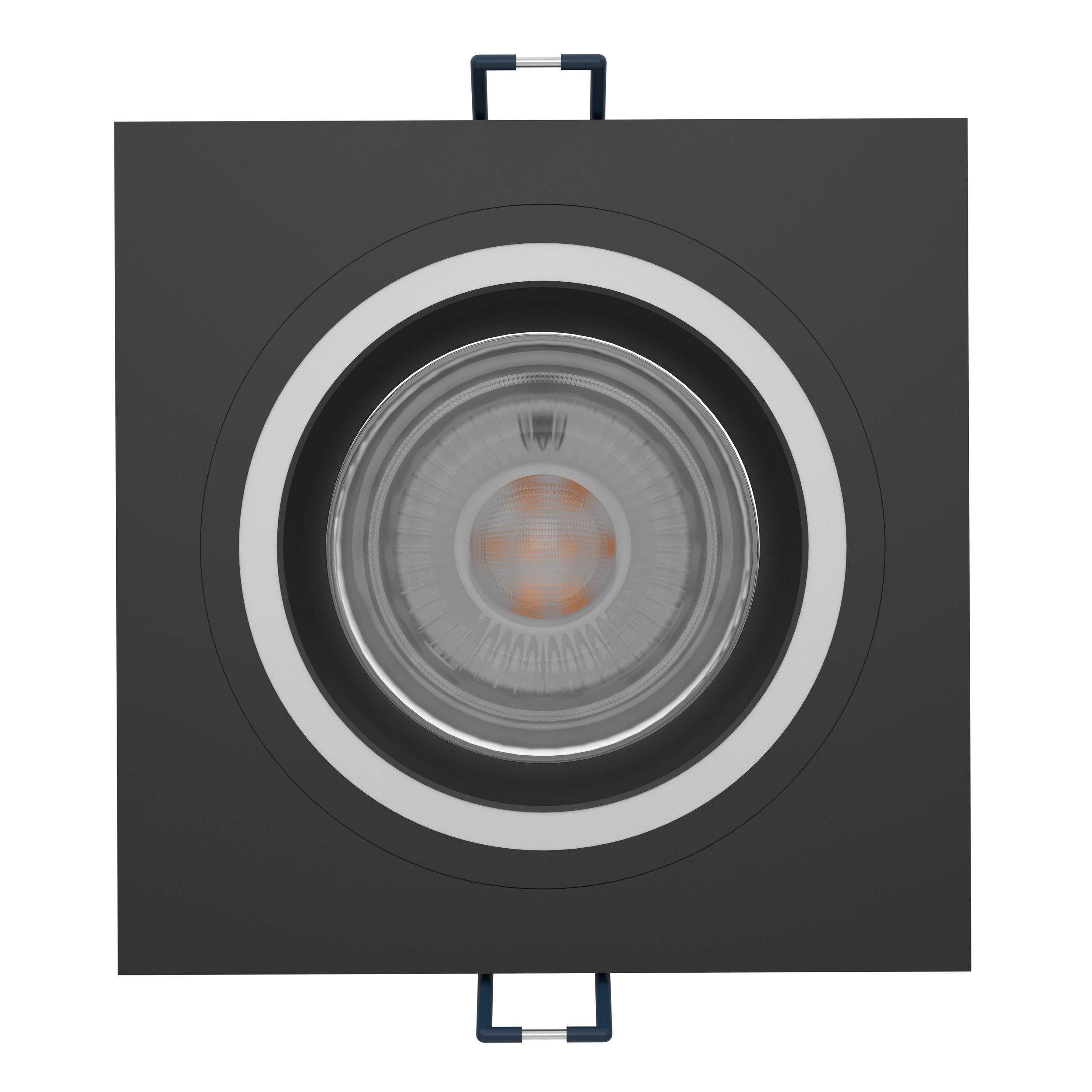 Spot à encastrer LED dimmable CAROSSO-Z noir Ø9,3cm