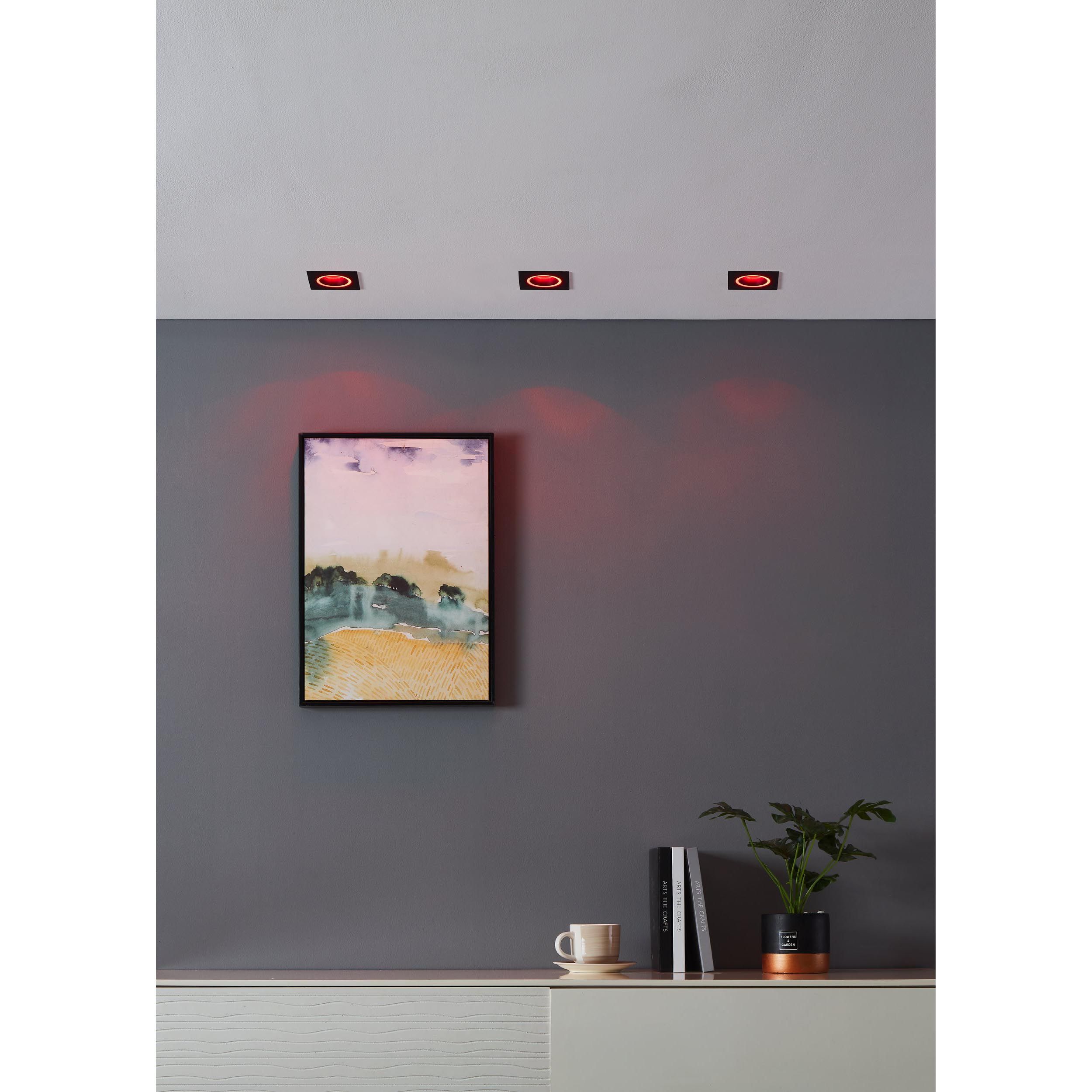 Spot à encastrer LED dimmable CAROSSO-Z noir Ø9,3cm