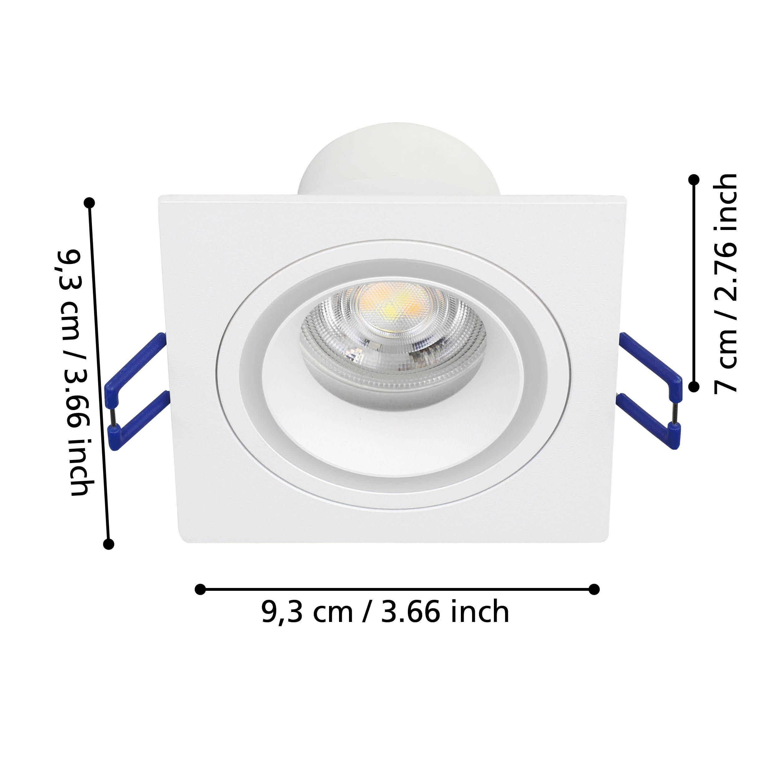 Spot à encastrer LED dimmable CAROSSO-Z noir Ø9,3cm