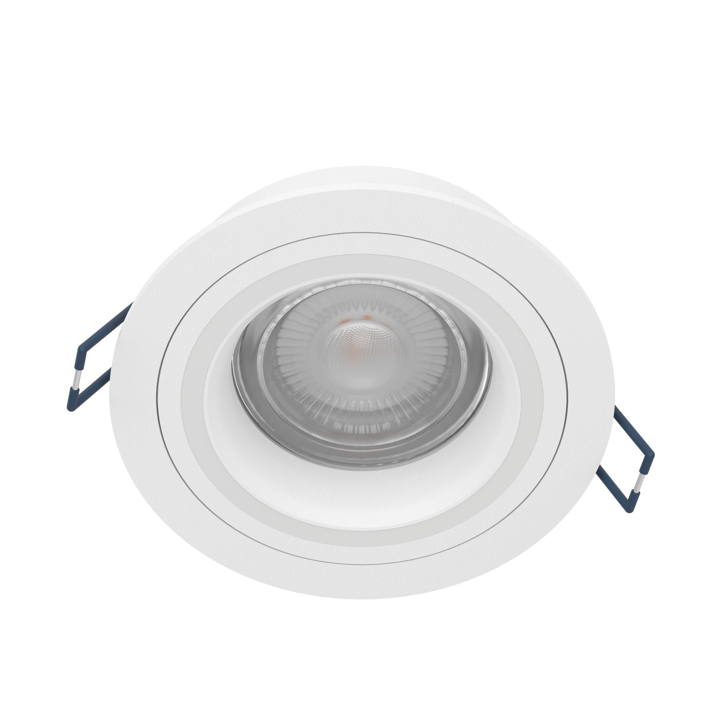 Spot à encastrer X3 LED dimmable CAROSSO-Z blanc Ø9,3cm