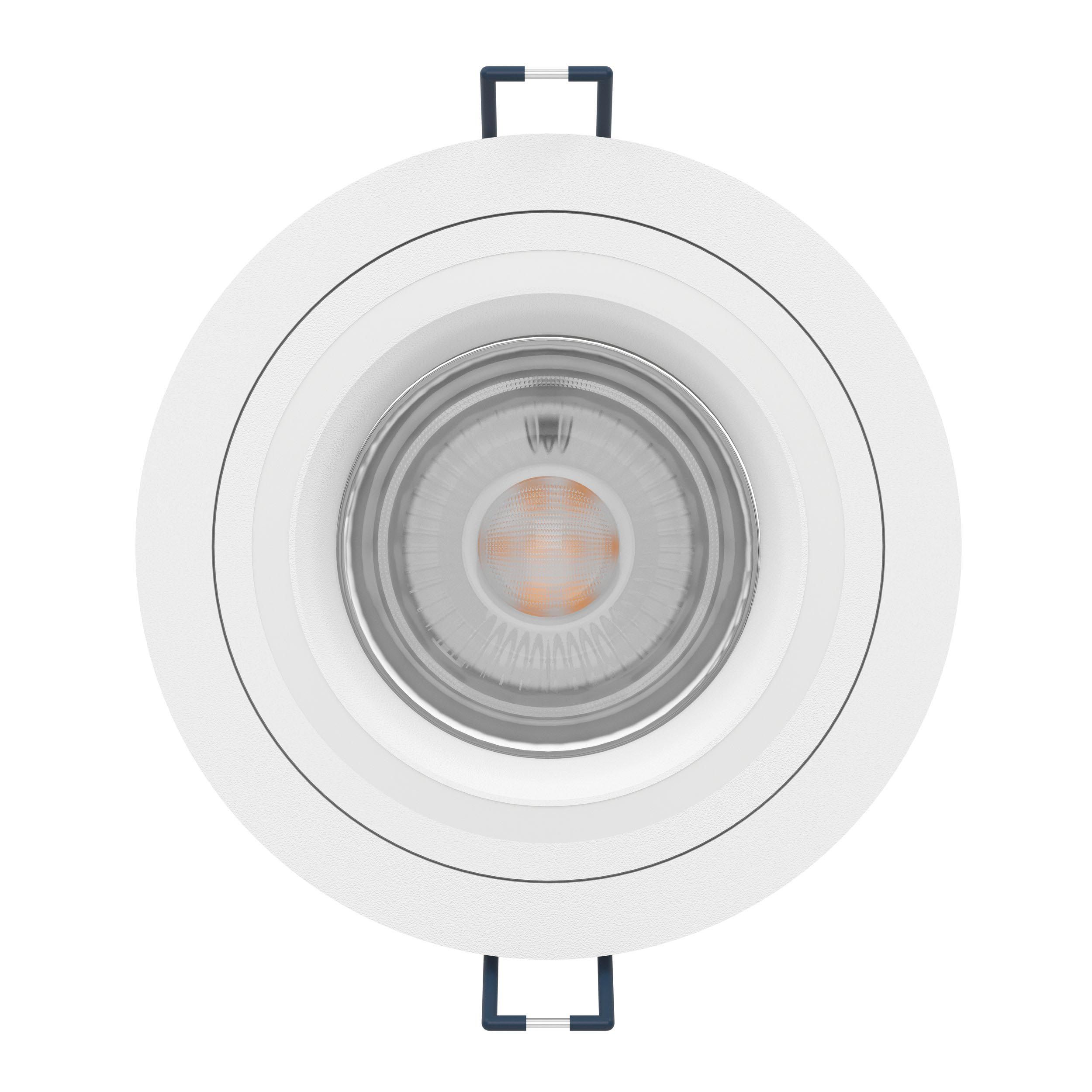Spot à encastrer X3 LED dimmable CAROSSO-Z blanc Ø9,3cm