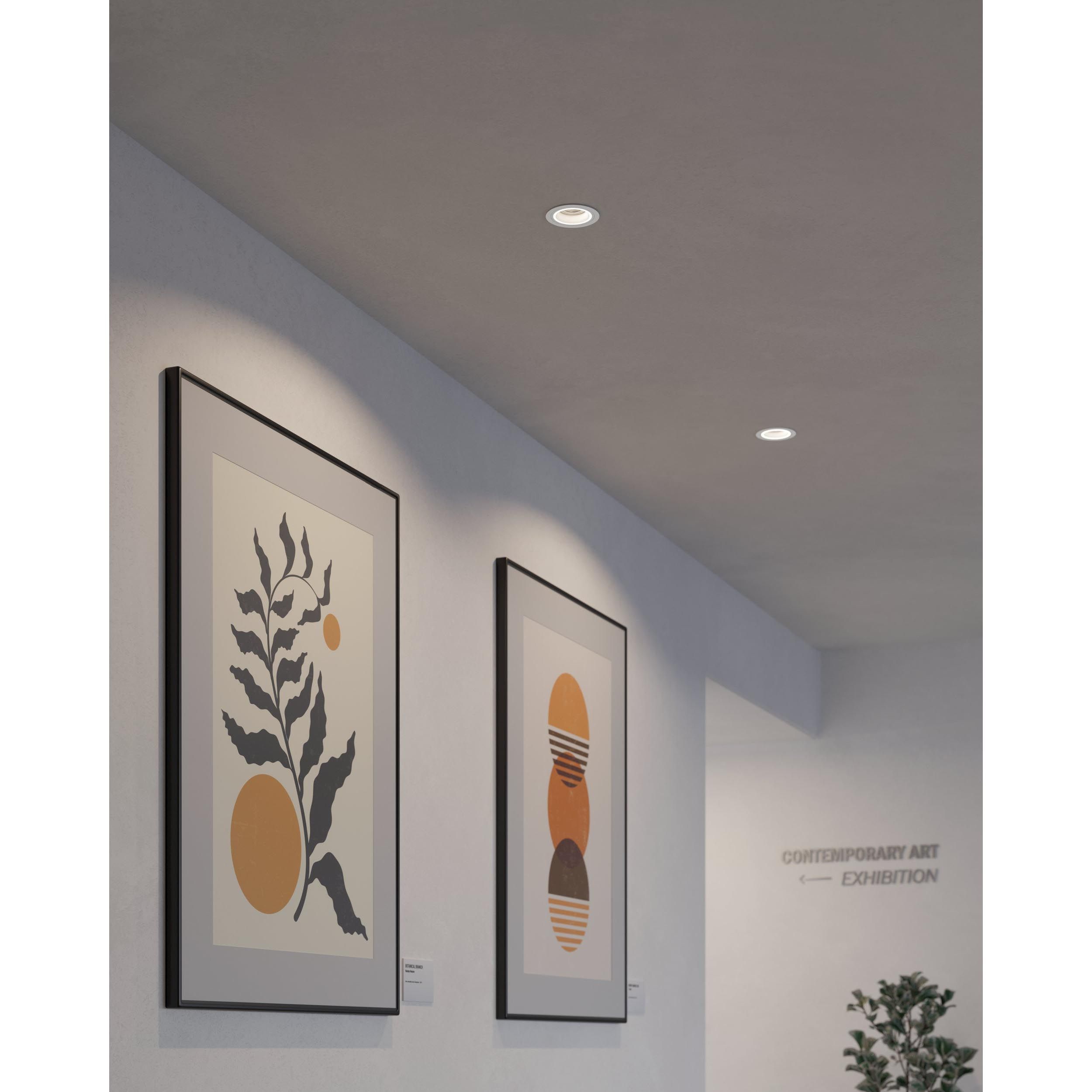 Spot à encastrer X3 LED dimmable CAROSSO-Z blanc Ø9,3cm