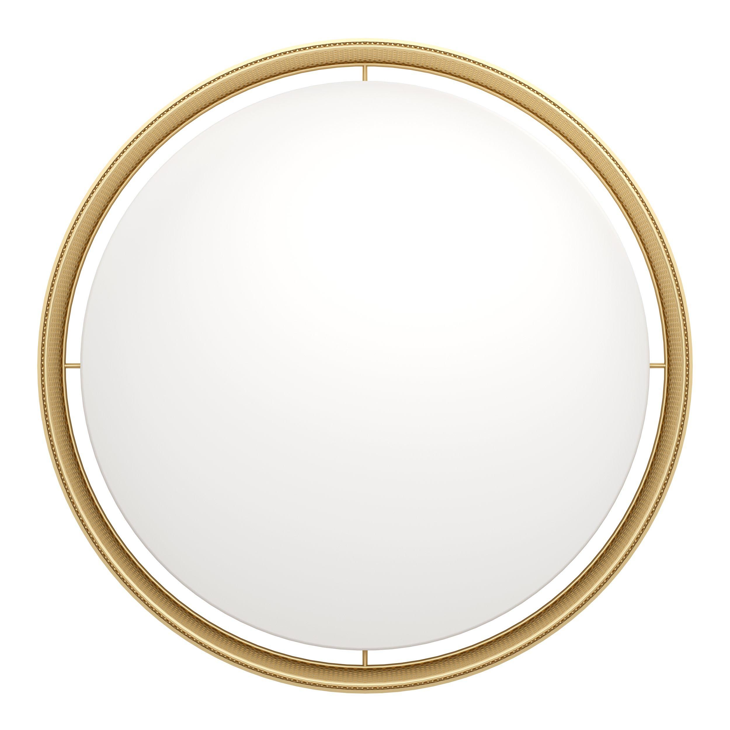 Plafonnier LED LUPPINERIA doré Ø38,5cm