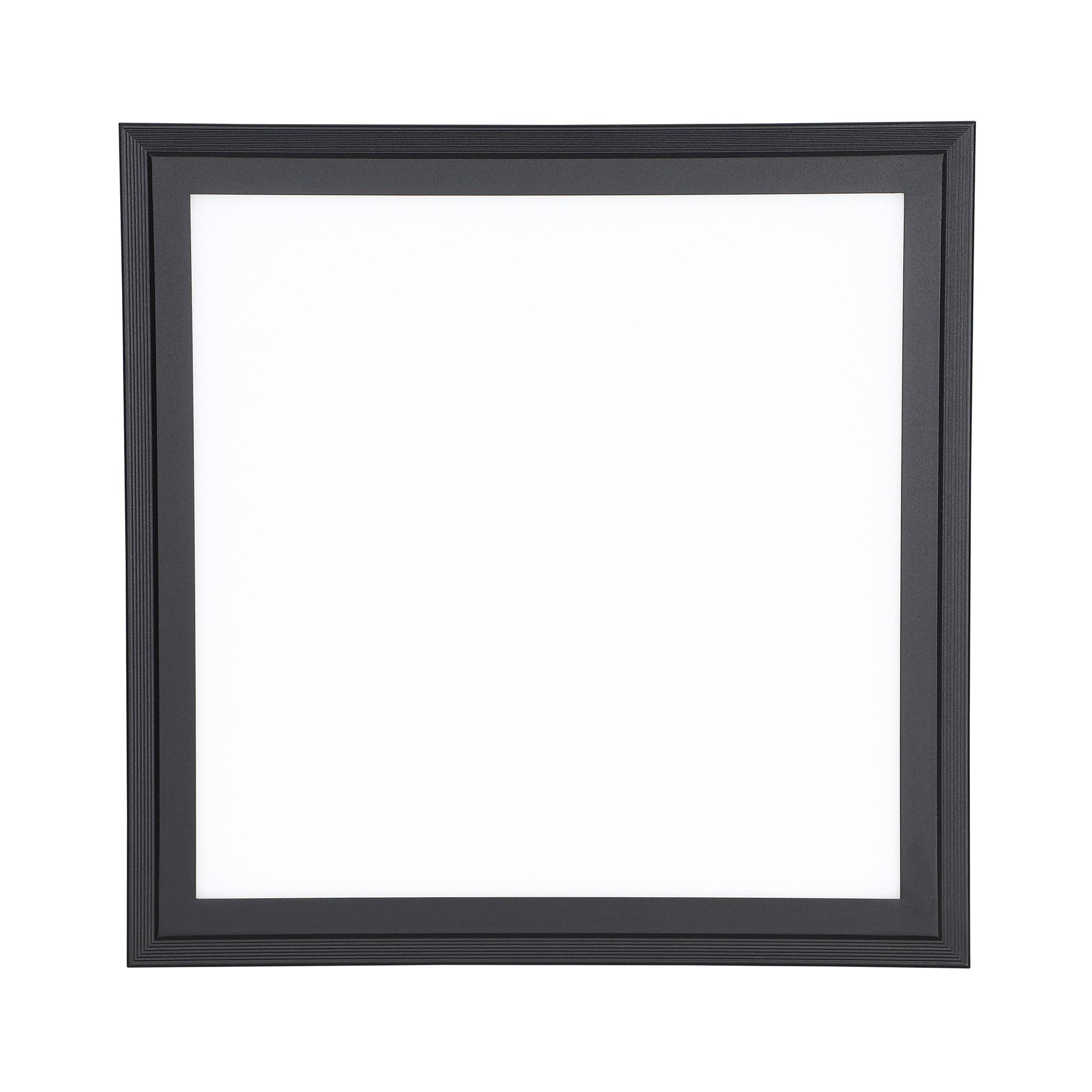 Plafonnier LED SALOBRENA 1 noir Ø30cm
