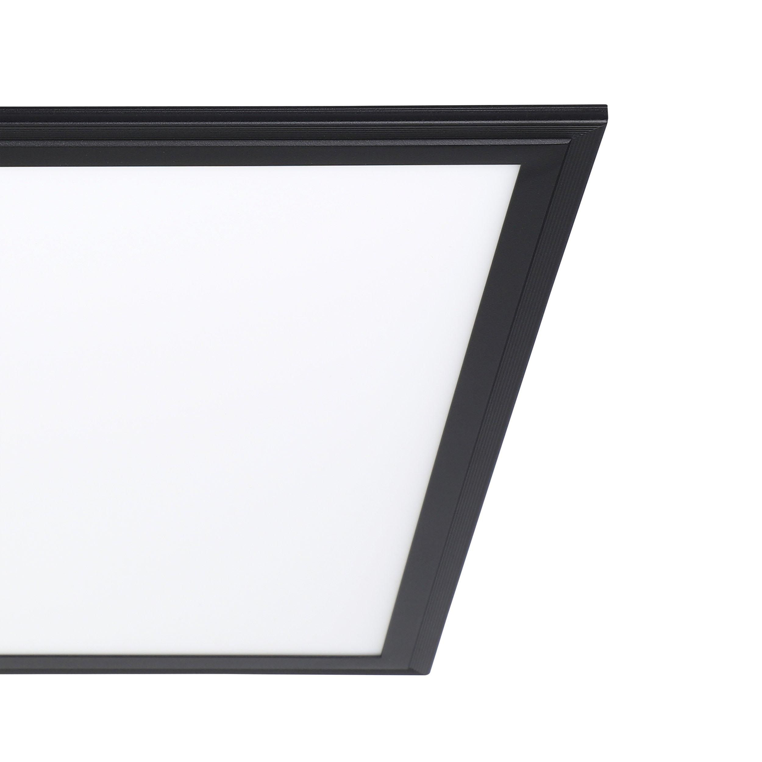 Plafonnier LED SALOBRENA 1 noir Ø45cm