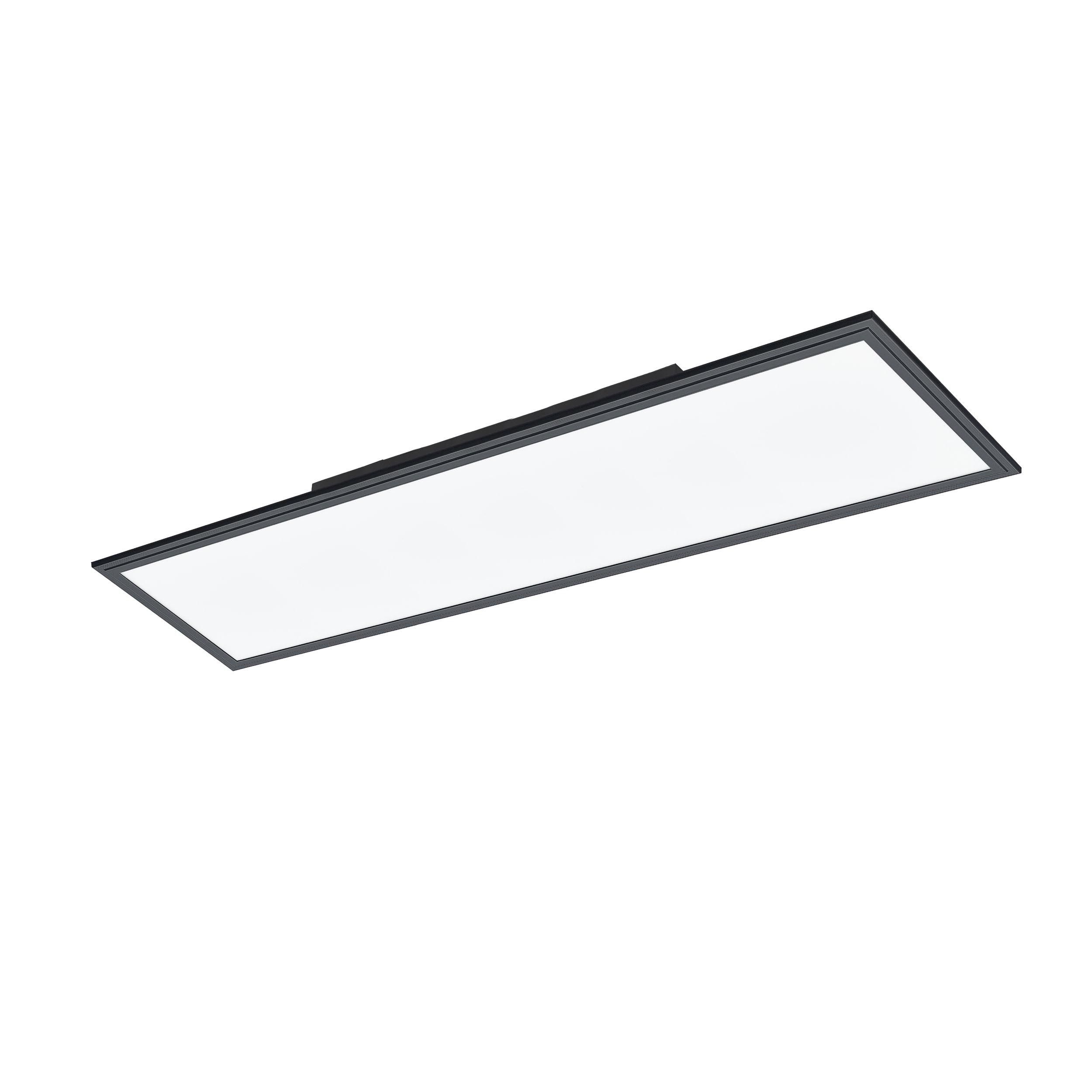 Plafonnier LED SALOBRENA 1 noir L120cm