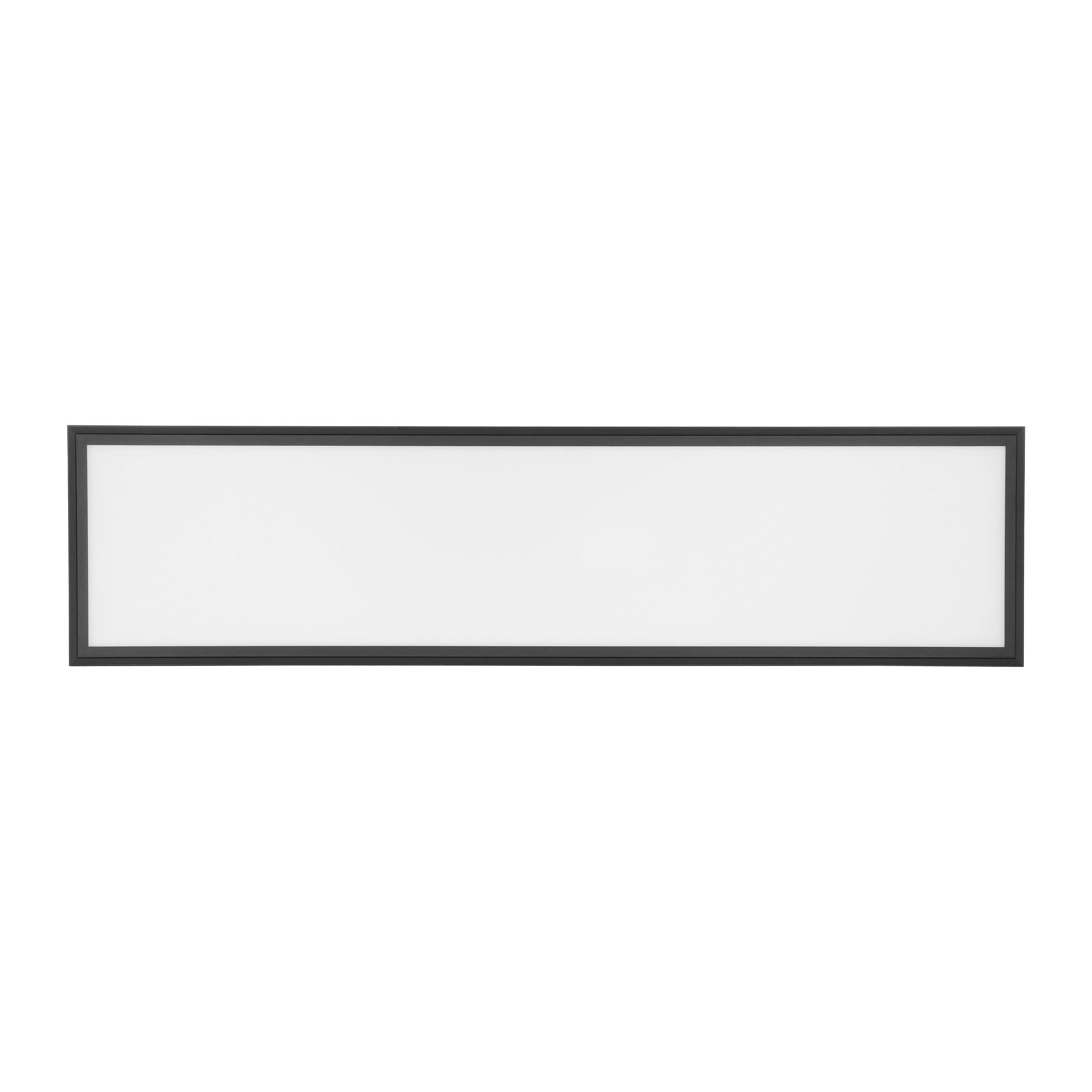 Plafonnier LED SALOBRENA 1 noir L120cm