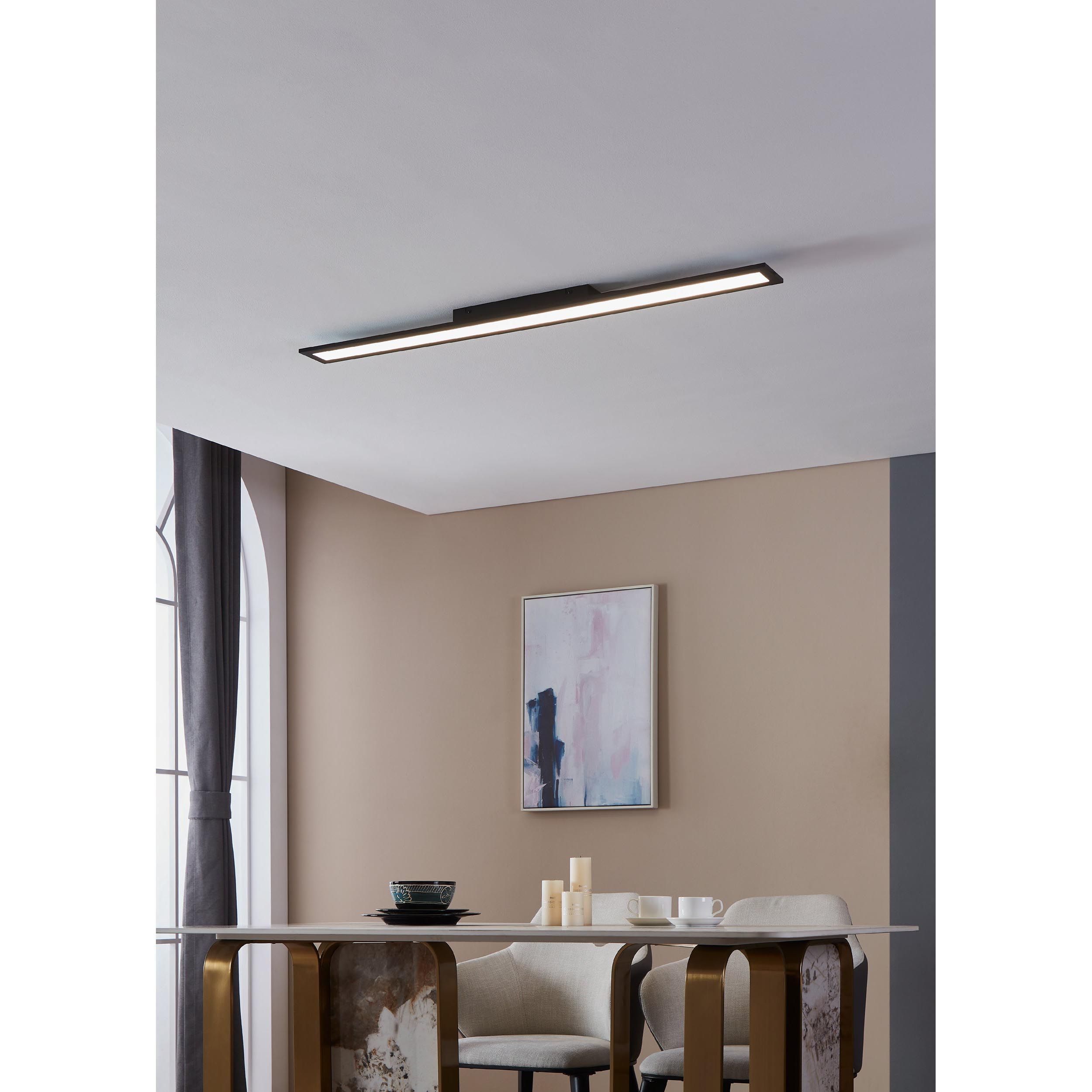 Plafonnier LED SALOBRENA 1 noir L119,5cm