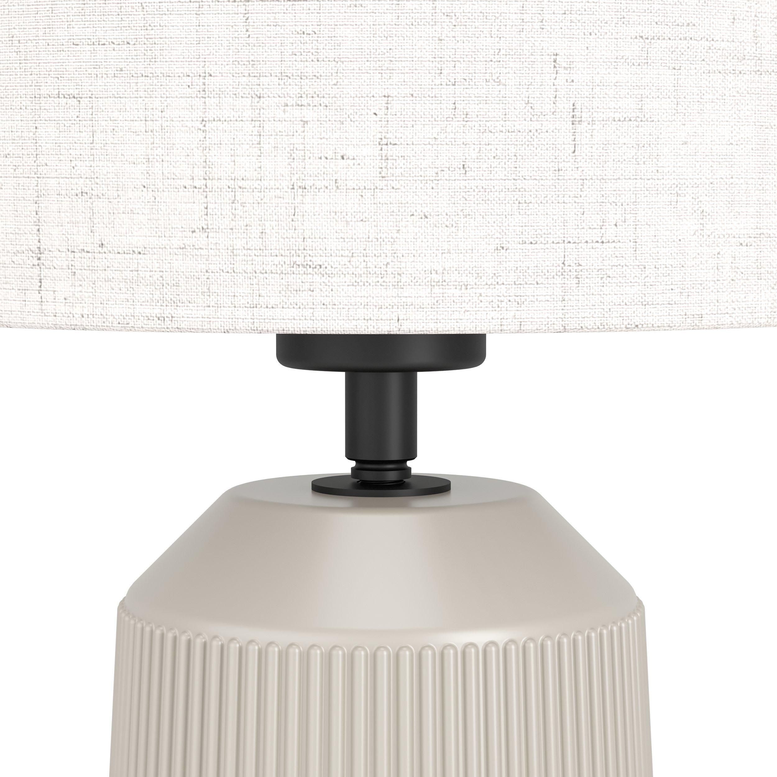 Lampe à poser CAPALBIO céramique sable H46cm