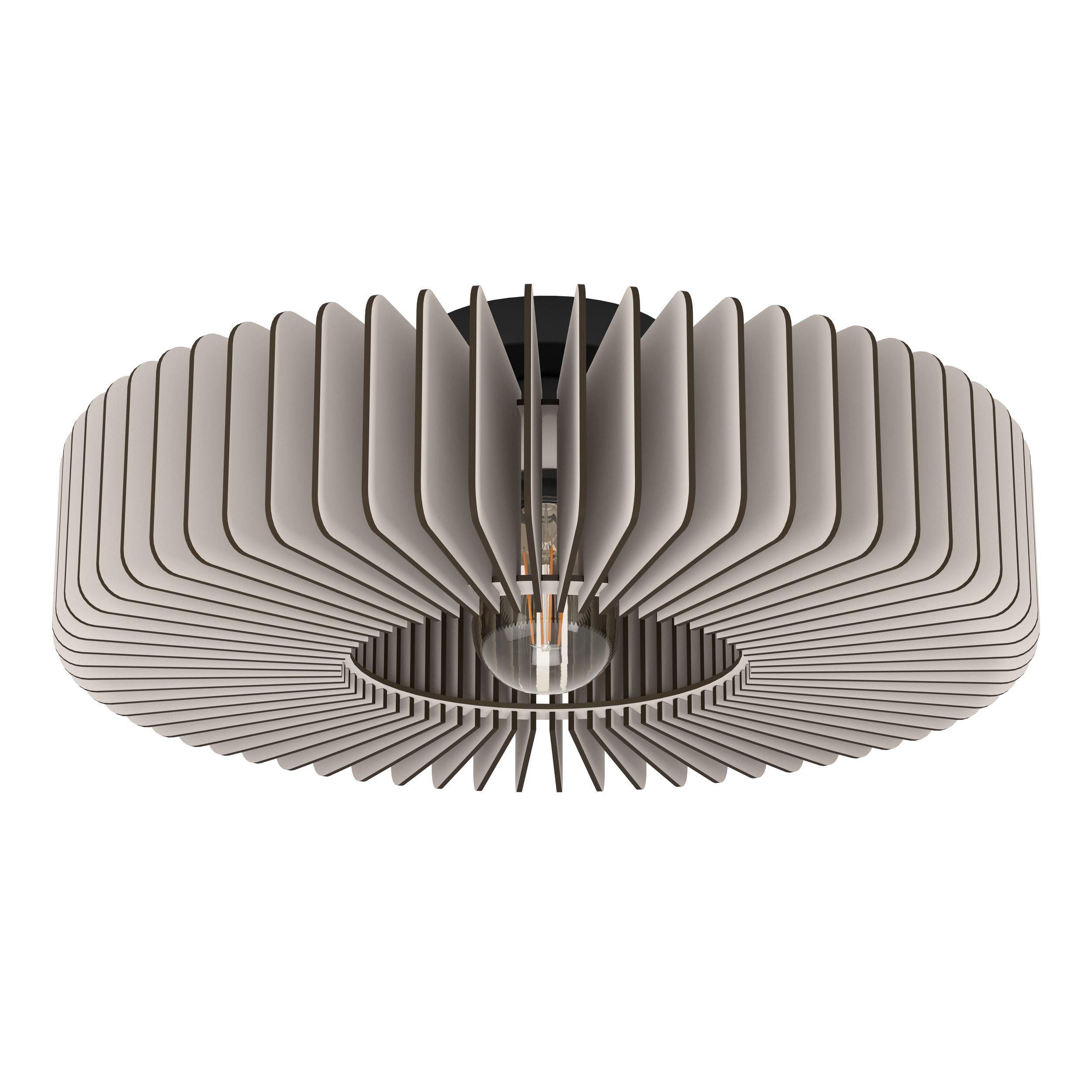 Plafonnier PALOMBAIA bois blanc Ø50cm