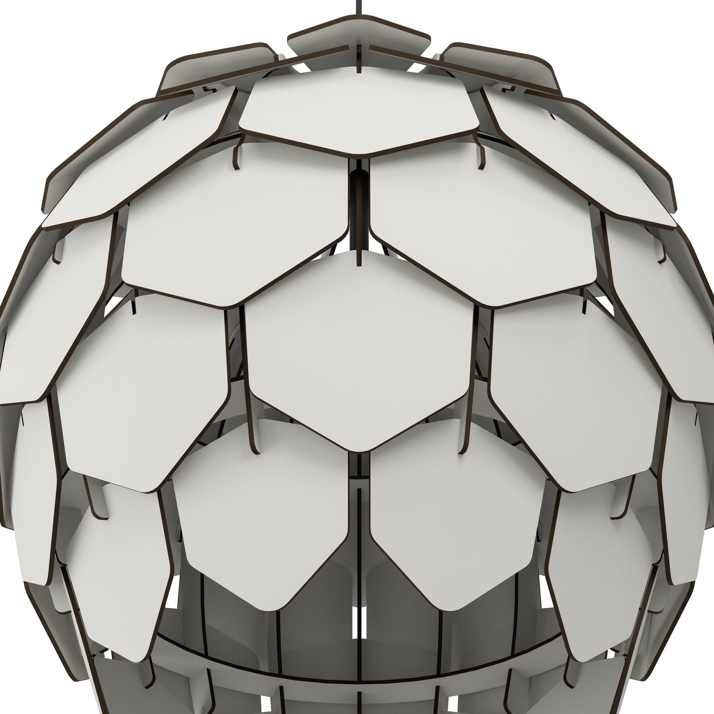 Suspension MATTANZA  bois blanc Ø49,5cm