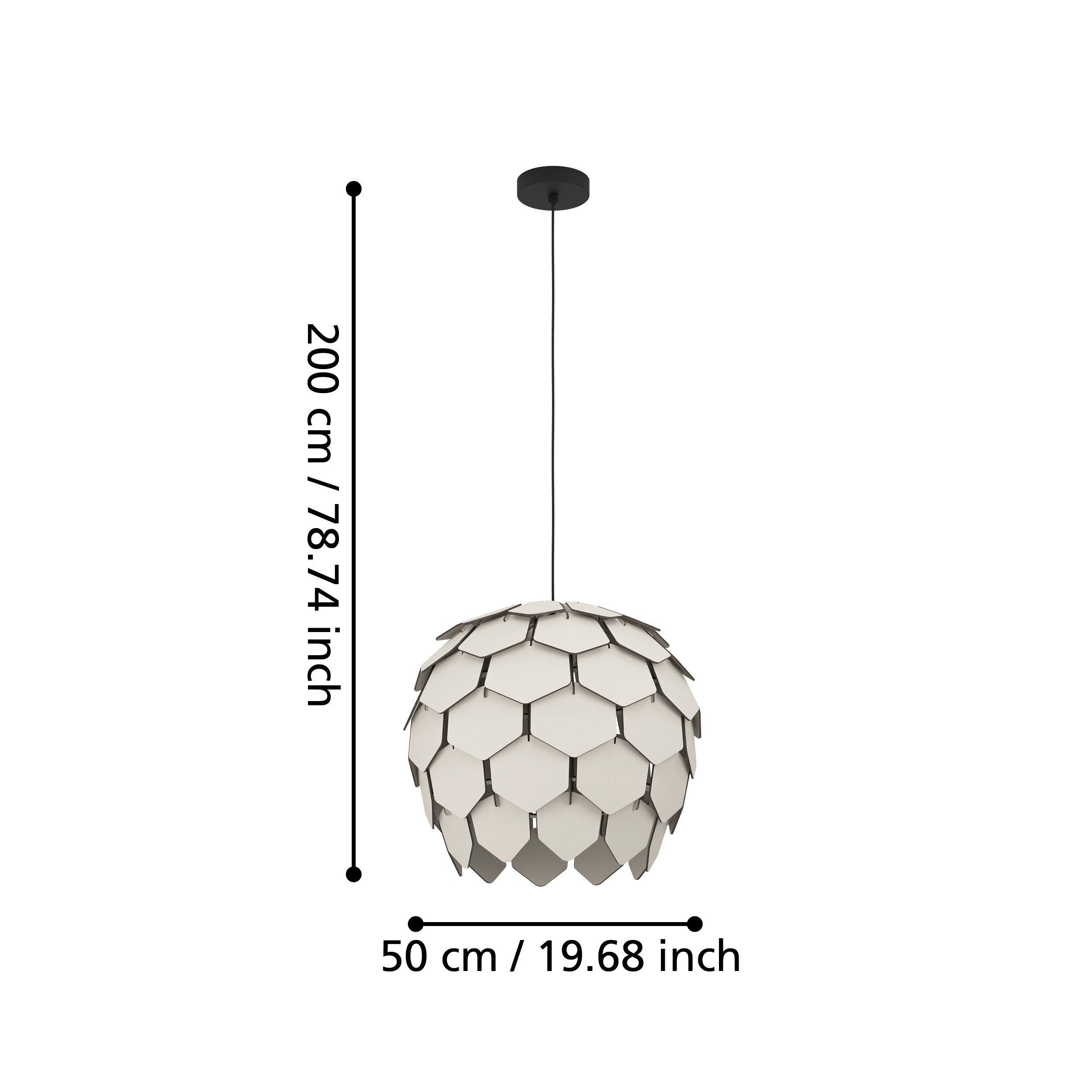 Suspension MATTANZA  bois blanc Ø49,5cm