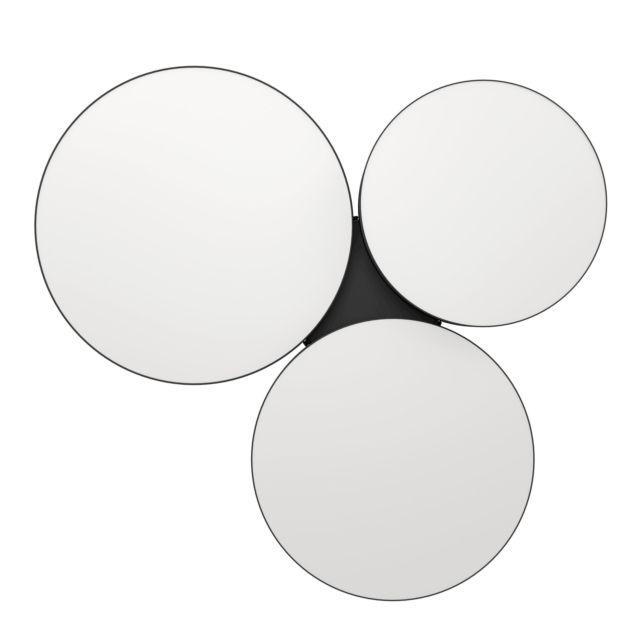 Plafonnier LED dimmable BARBANO-Z noir L60,5cm