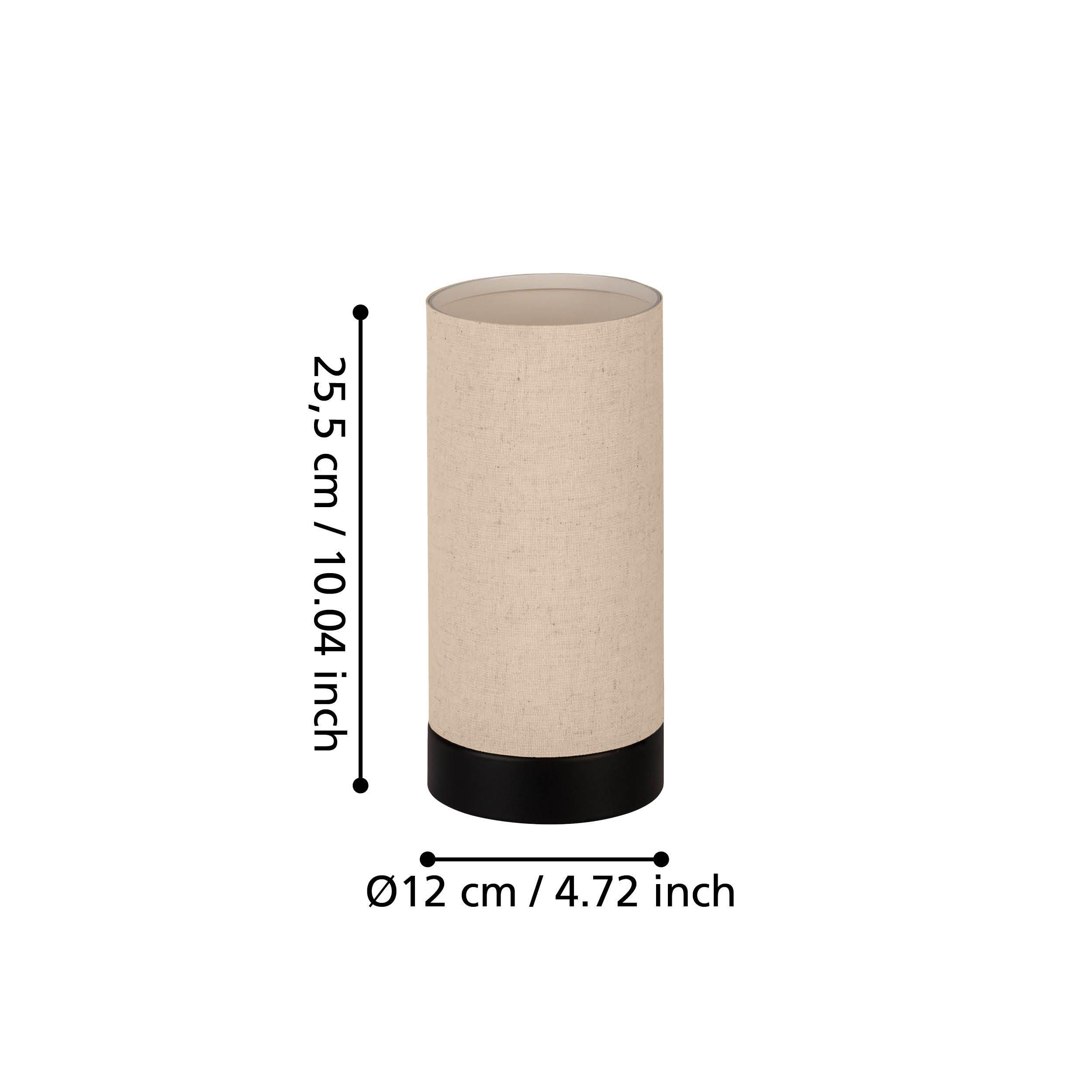 Lampe à poser FENIGLIA tissu naturel H25,5cm