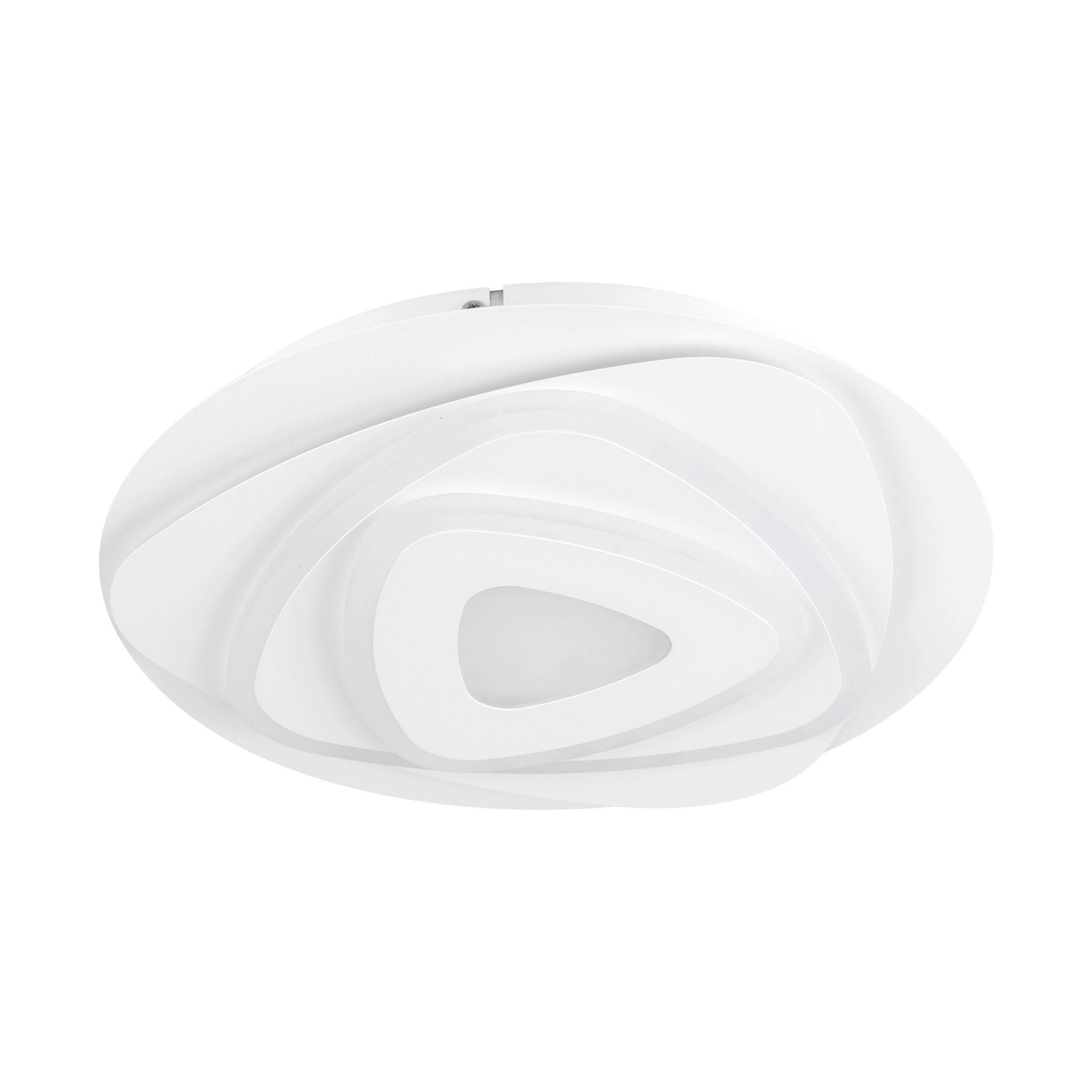 Plafonnier LED PALAGIANO blanc Ø30cm