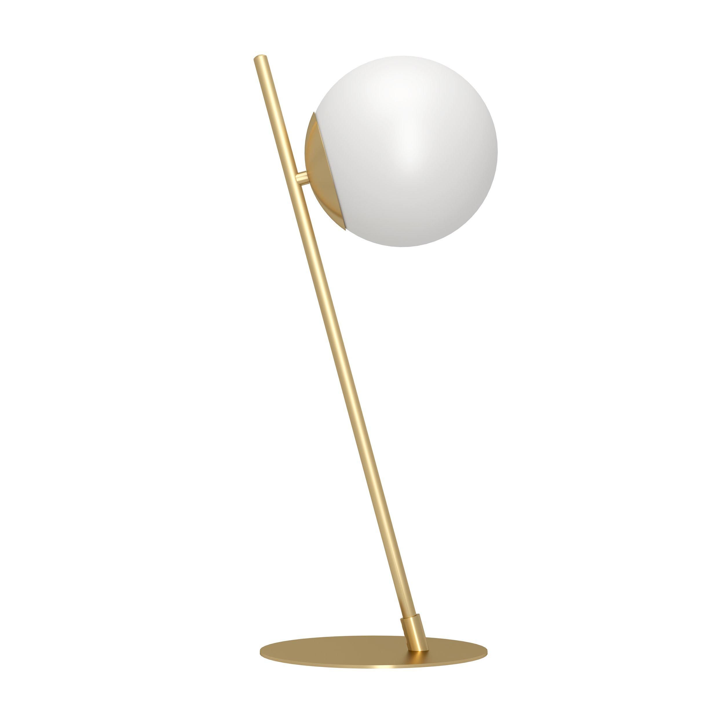 Lampe à poser RONDO 4 verre opalin H56,5cm