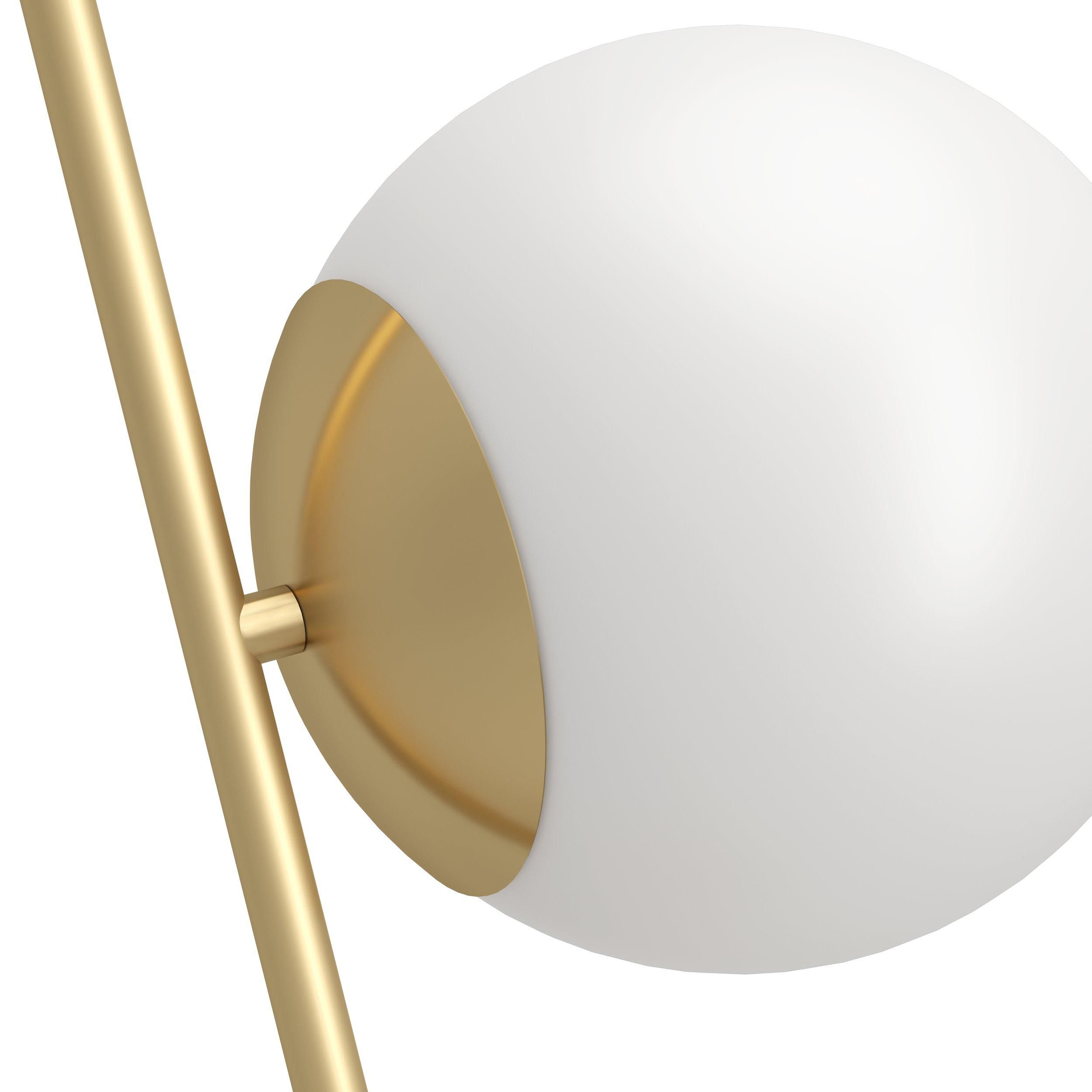 Lampe à poser RONDO 4 verre opalin H56,5cm